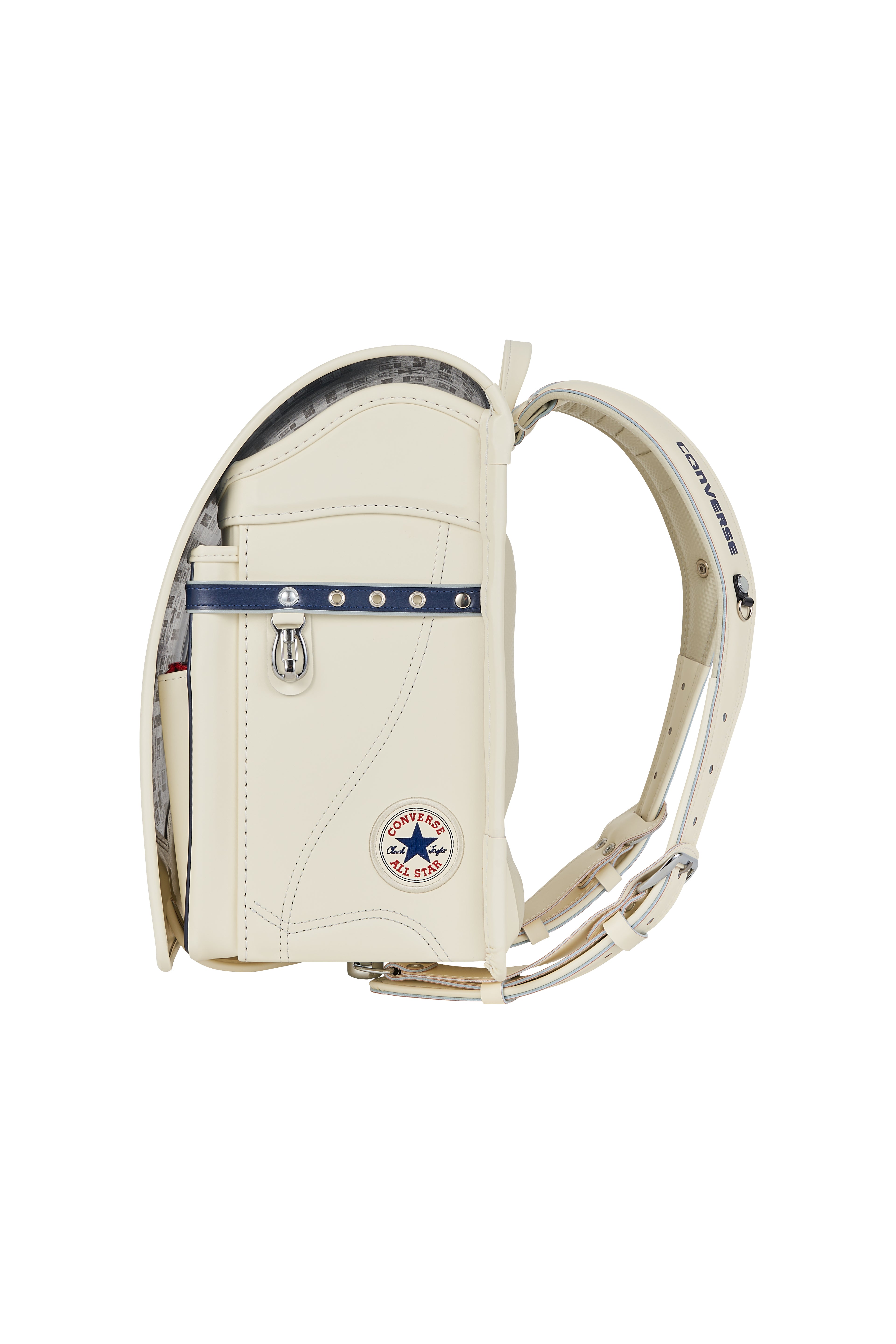 キッズアミ/ナース鞄工 CONVERSE オールスターモデル ホワイト×ネイビーブルー