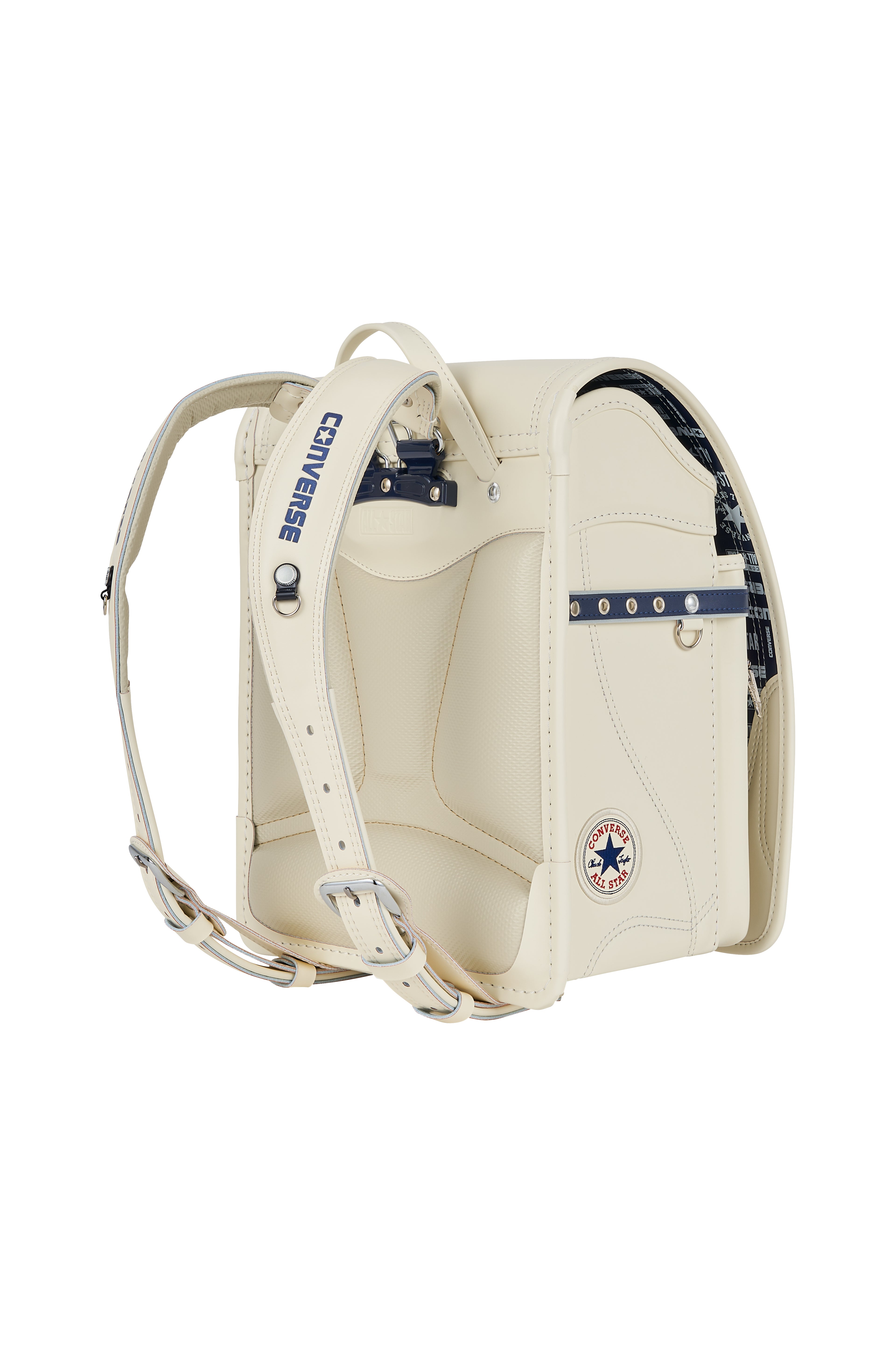 キッズアミ/ナース鞄工 CONVERSE オールスターモデル ホワイト×ネイビーブルー