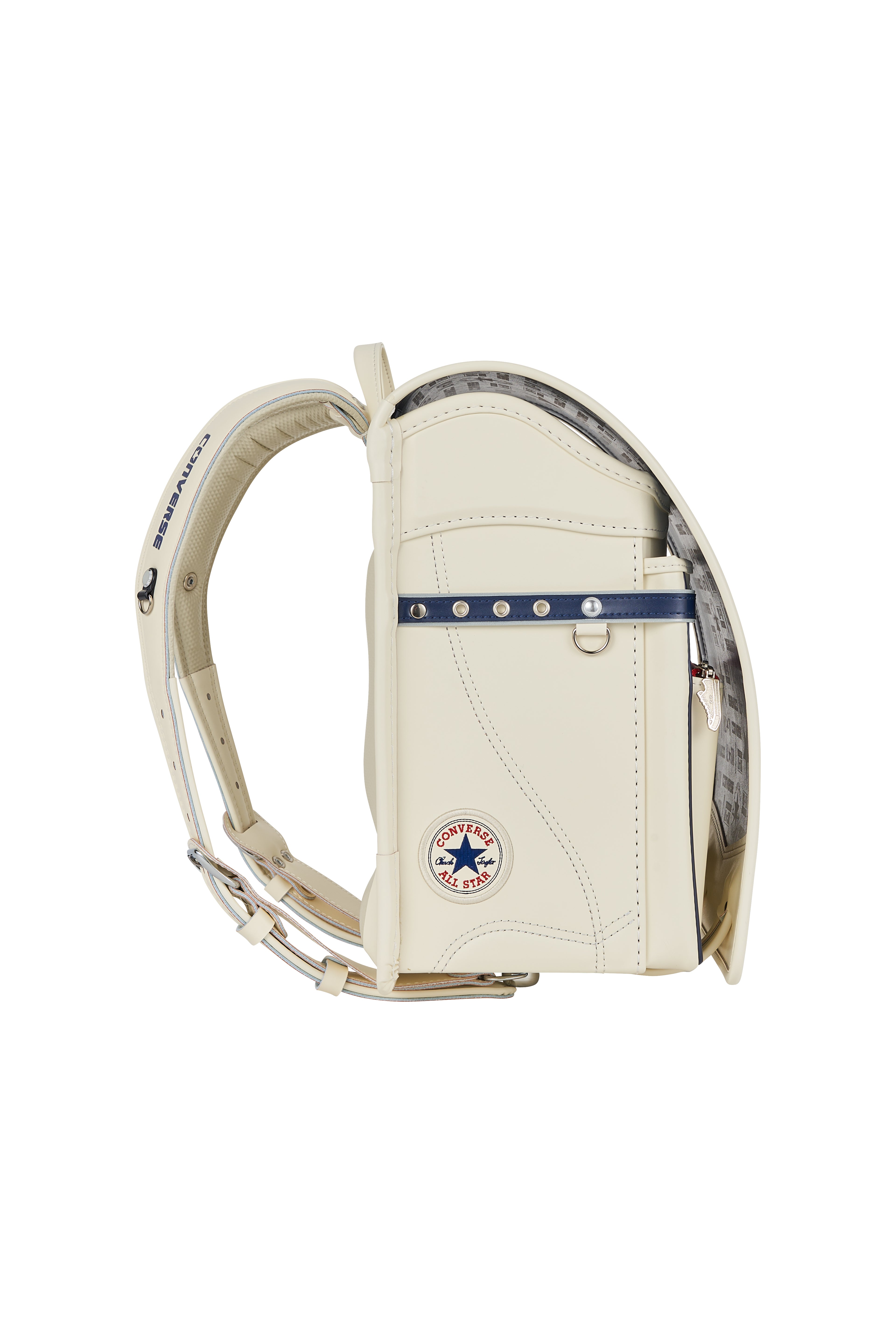 キッズアミ/ナース鞄工 CONVERSE オールスターモデル ホワイト×ネイビーブルー