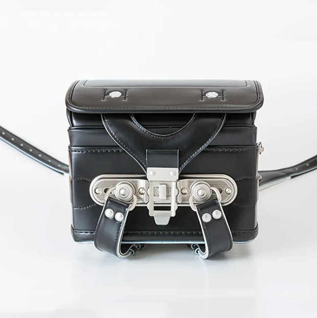 ふくふくらんどオリジナル【数量限定】 総牛革シボ 総牛革キューブ 黒