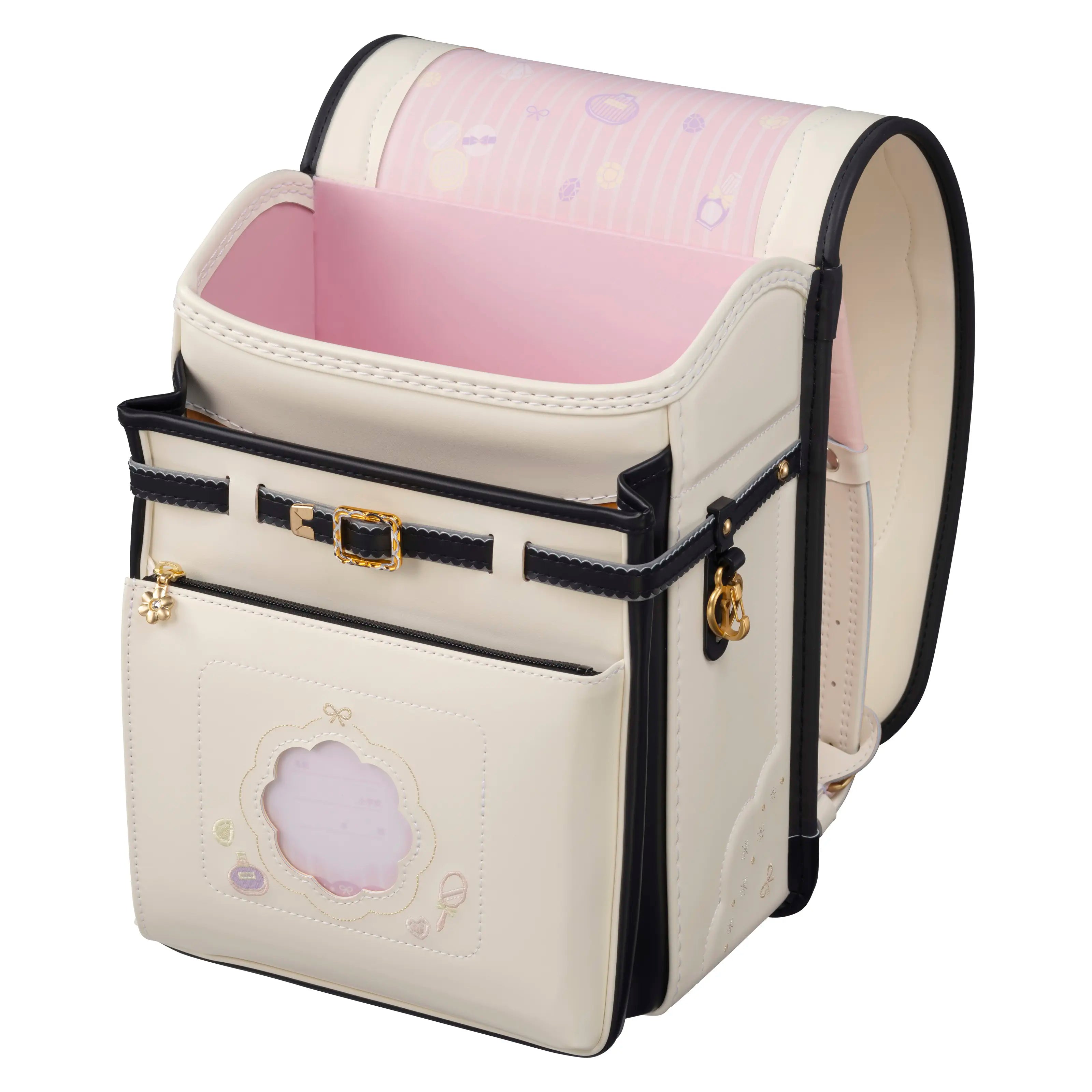 フィットちゃん ミオコフレ 安ピカッ×楽ッション プラチナホワイト×クロ
