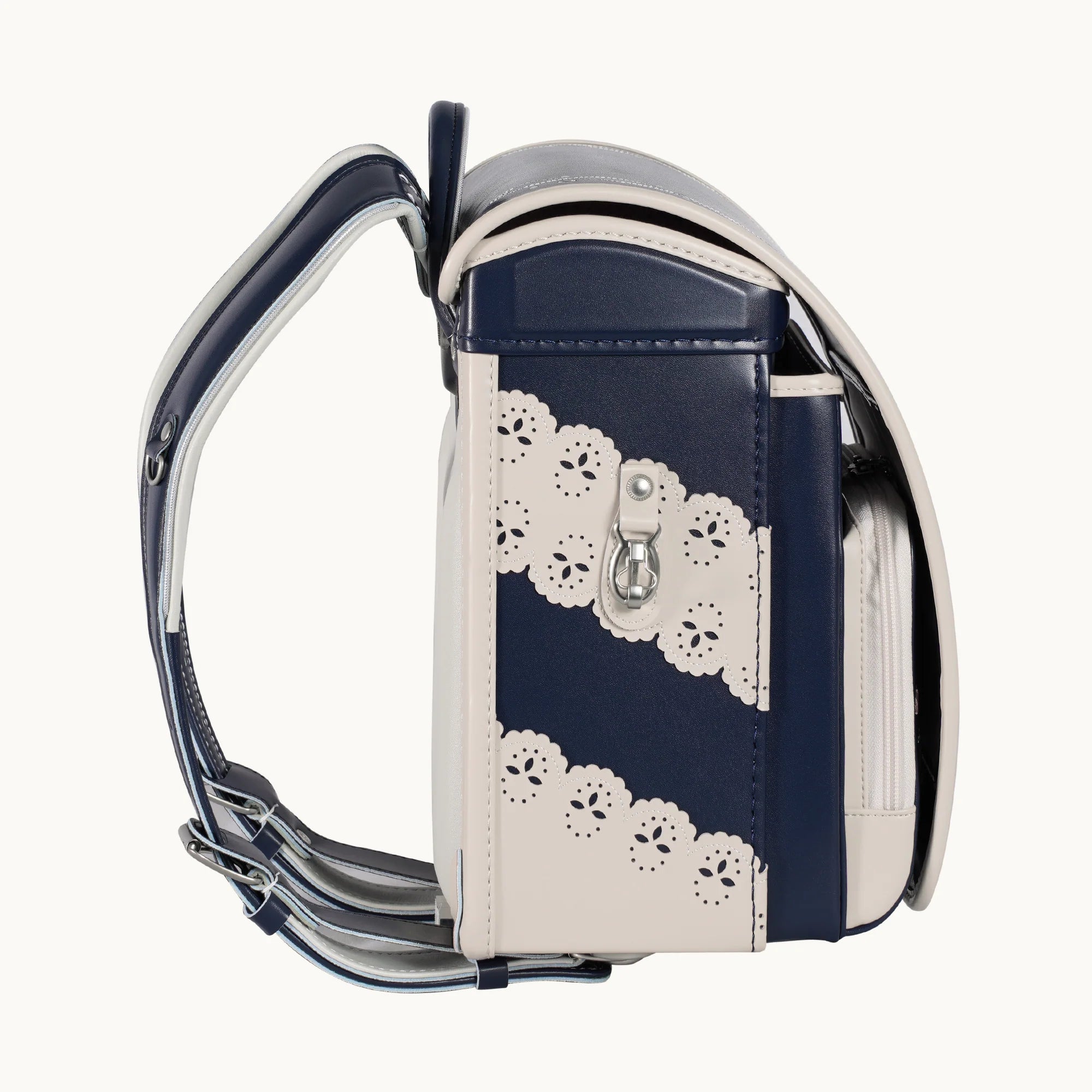 EISHIN ショコラティエ ライトネイビー×シロ