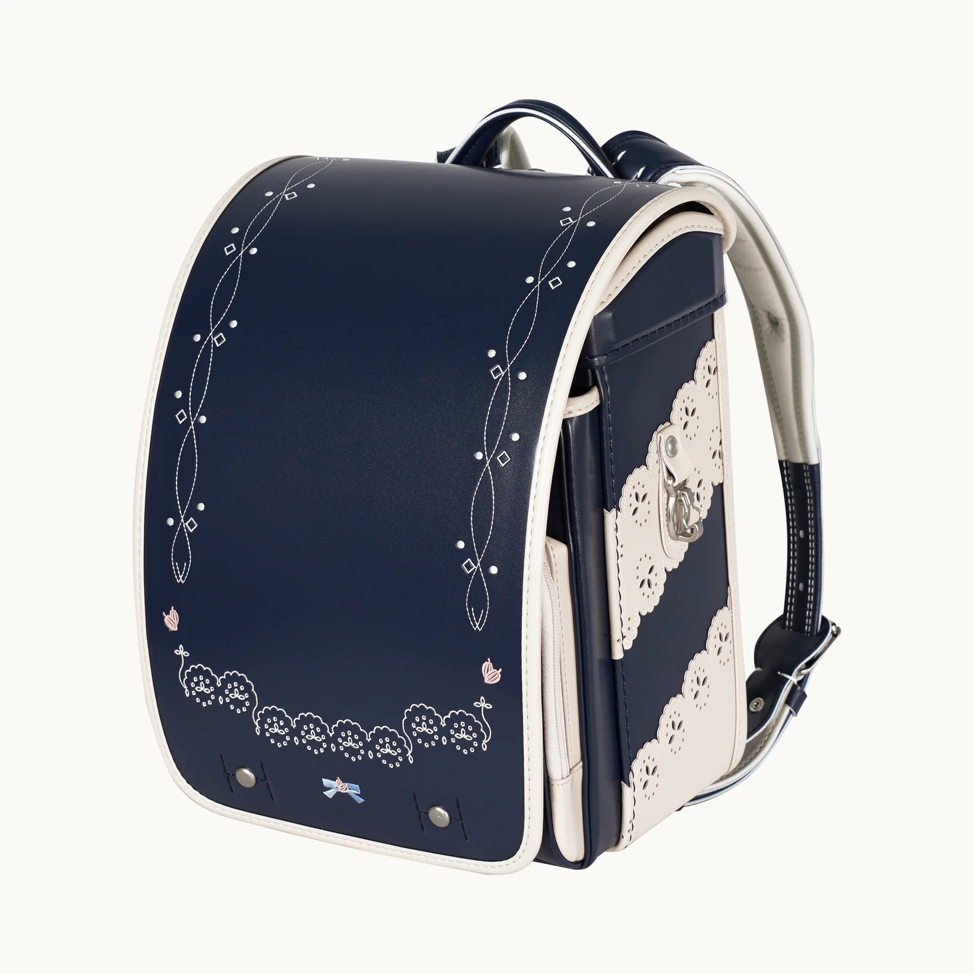 EISHIN ショコラティエ ライトネイビー×シロ