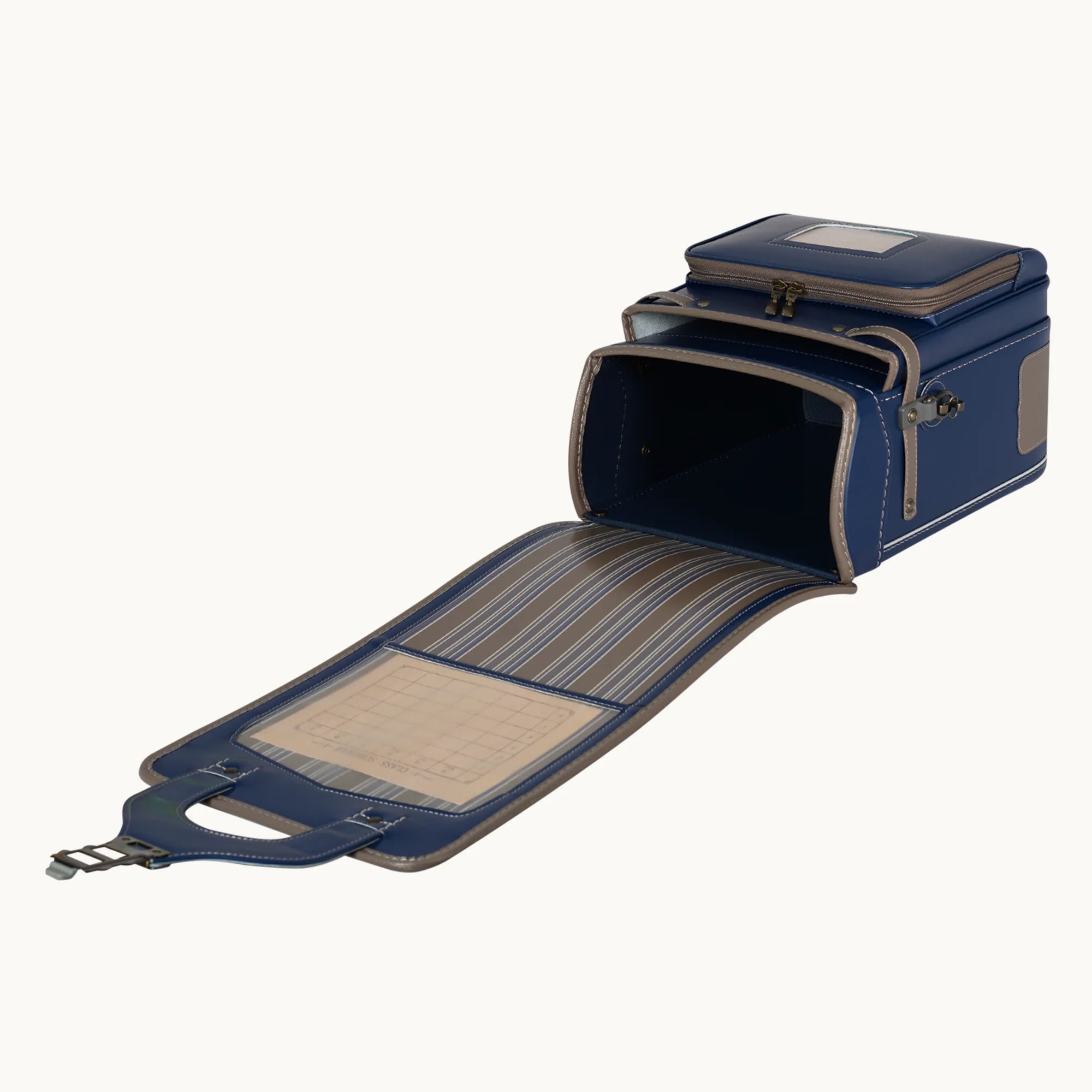 EISHIN ユーロスタイル ブルー×グレージュ