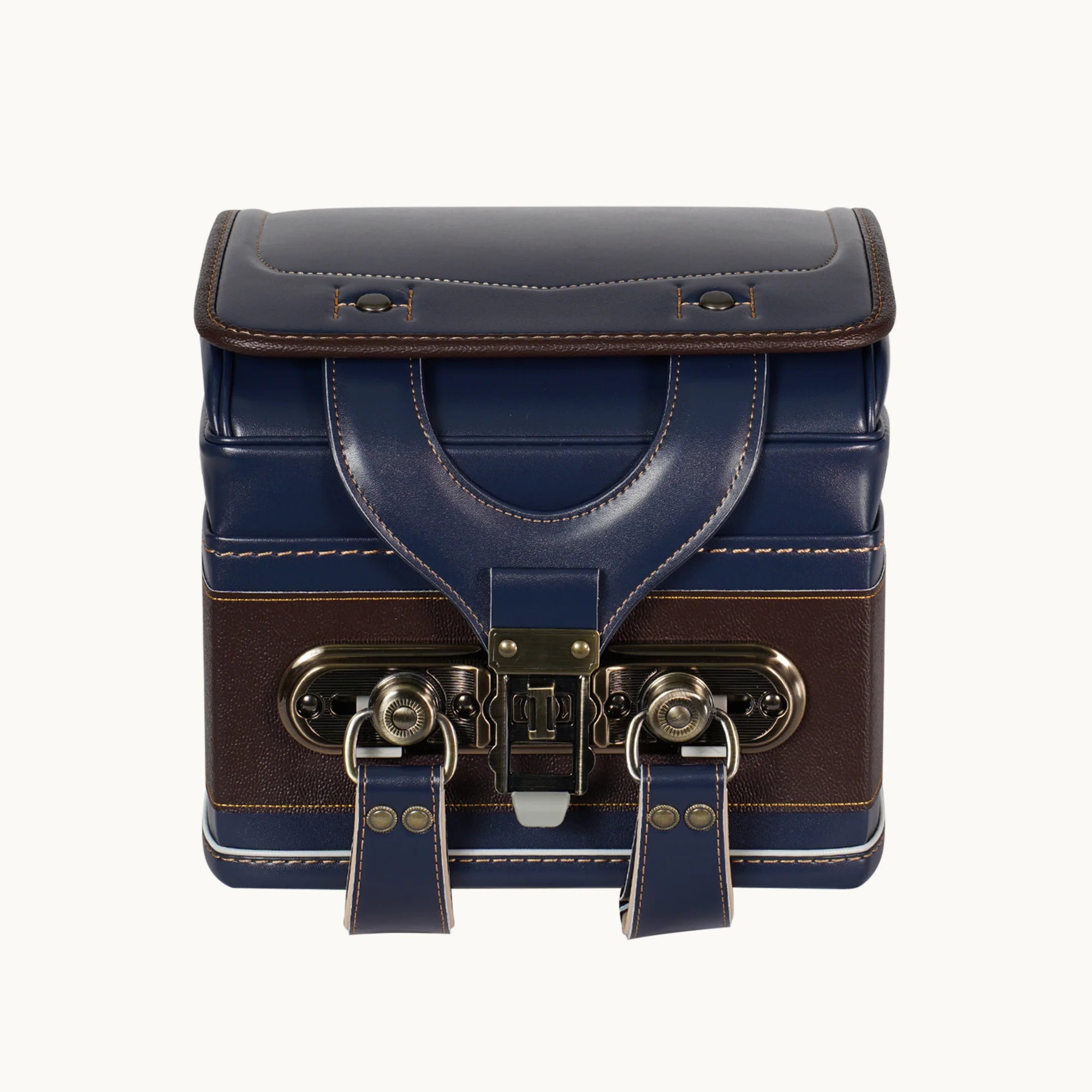 EISHIN ユーロスタイル ライトネイビー×ボルドー