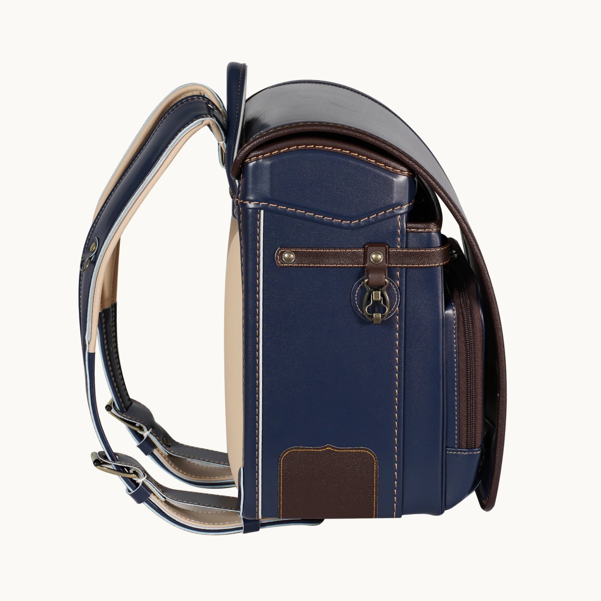 EISHIN ユーロスタイル ライトネイビー×ボルドー