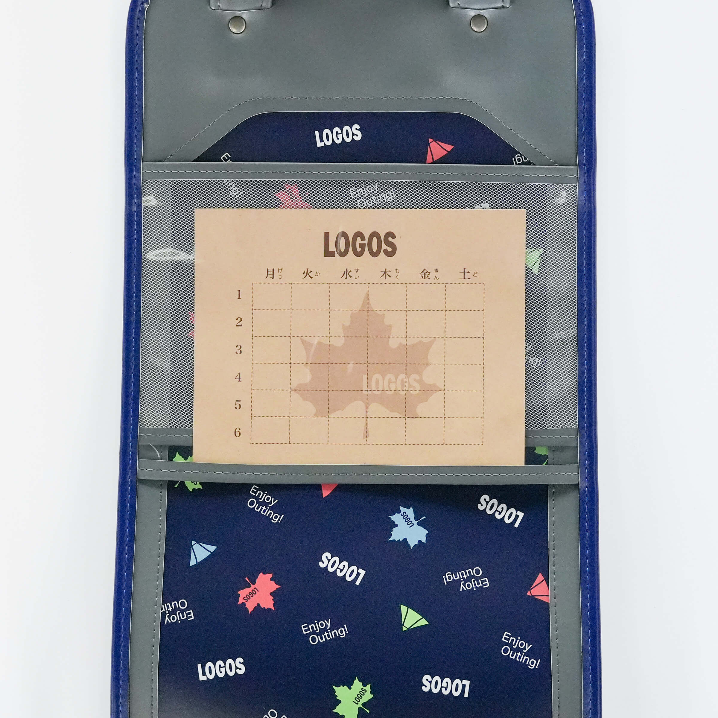 ポーム LOGOSライヴリーランドセル グレー