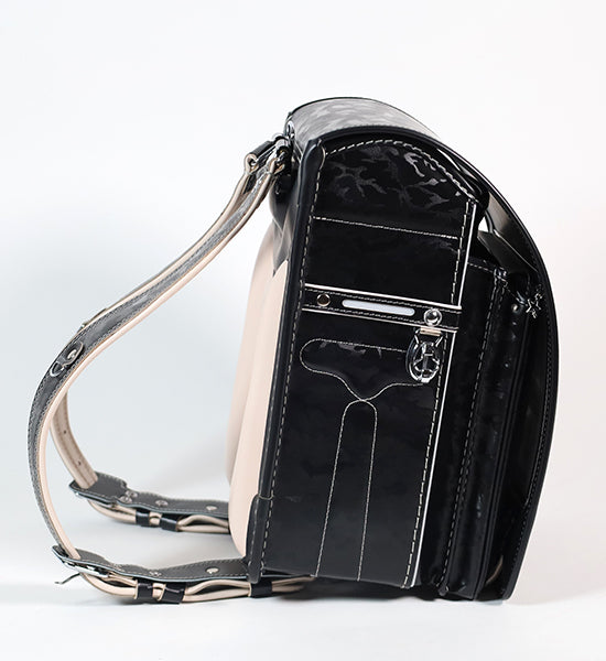 松山製鞄 牛革迷彩 黒