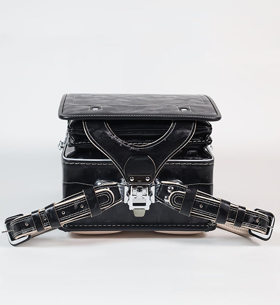 松山製鞄 牛革迷彩 黒