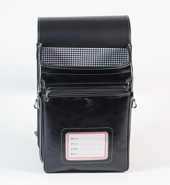 松山製鞄 牛革迷彩 黒