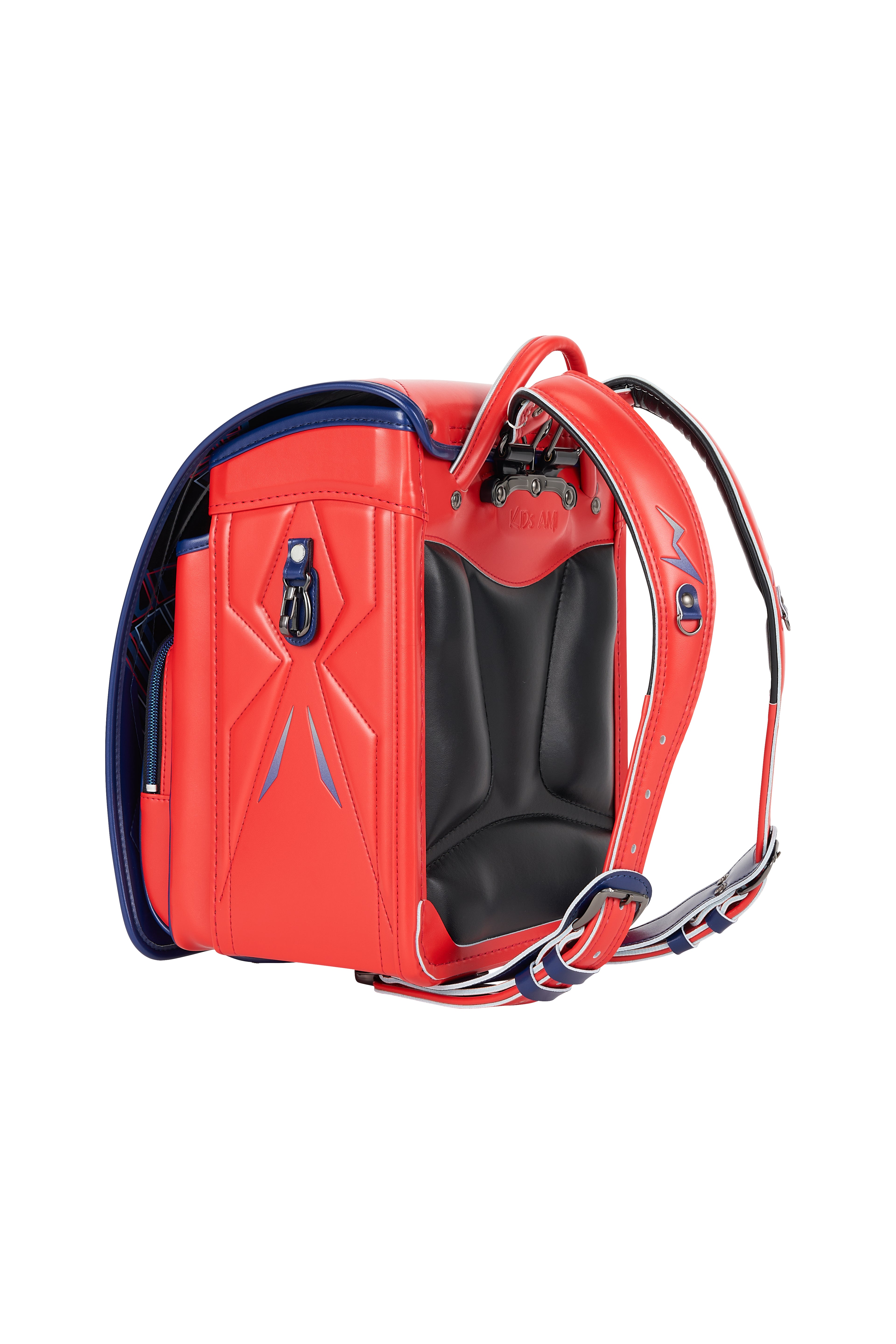 キッズアミ/ナース鞄工 アメコミヒーロー オレンジバーミリオン×マリンブルー