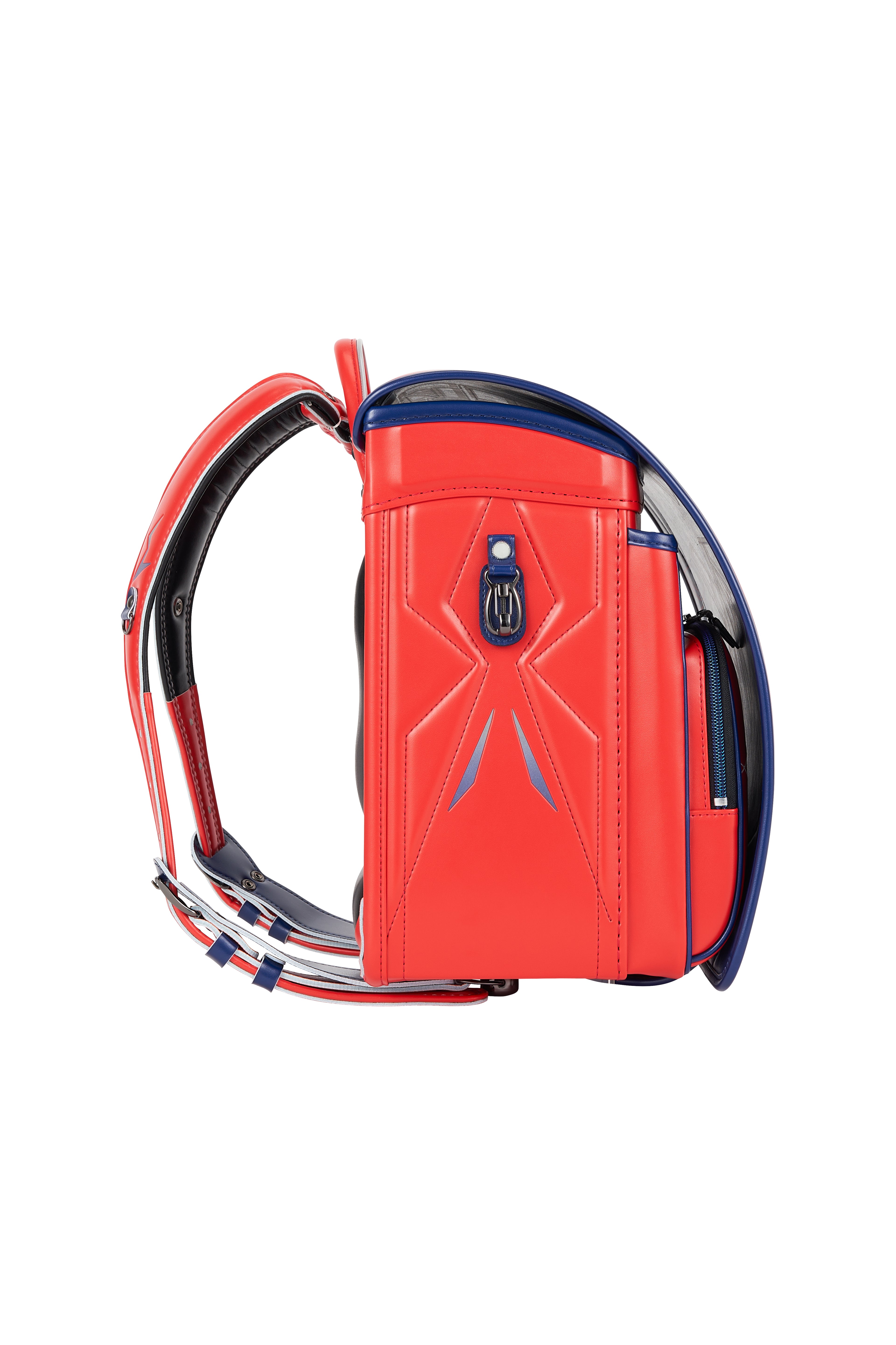 キッズアミ/ナース鞄工 アメコミヒーロー オレンジバーミリオン×マリンブルー