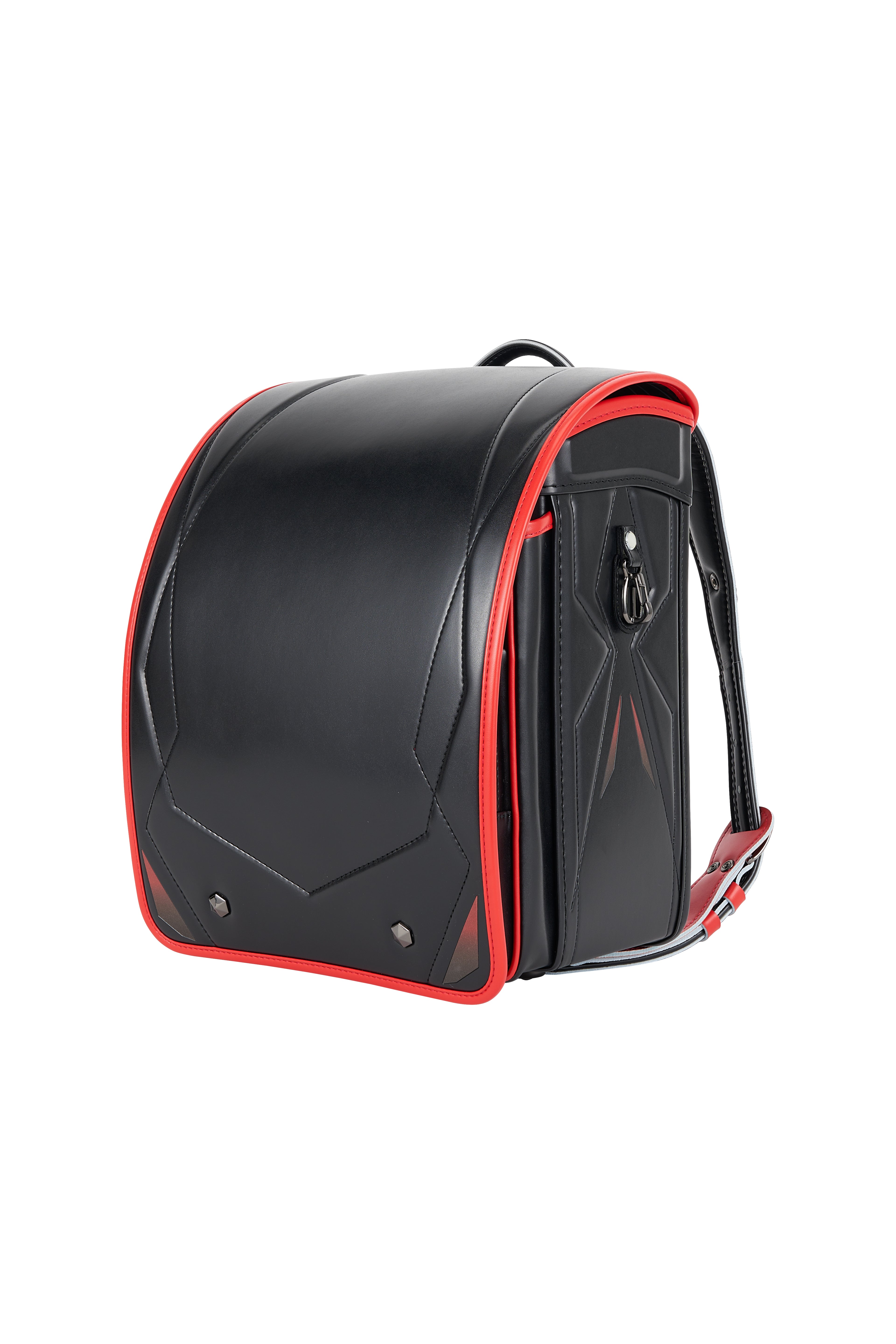 キッズアミ/ナース鞄工 アメコミヒーロー ブラック×オレンジバーミリオン