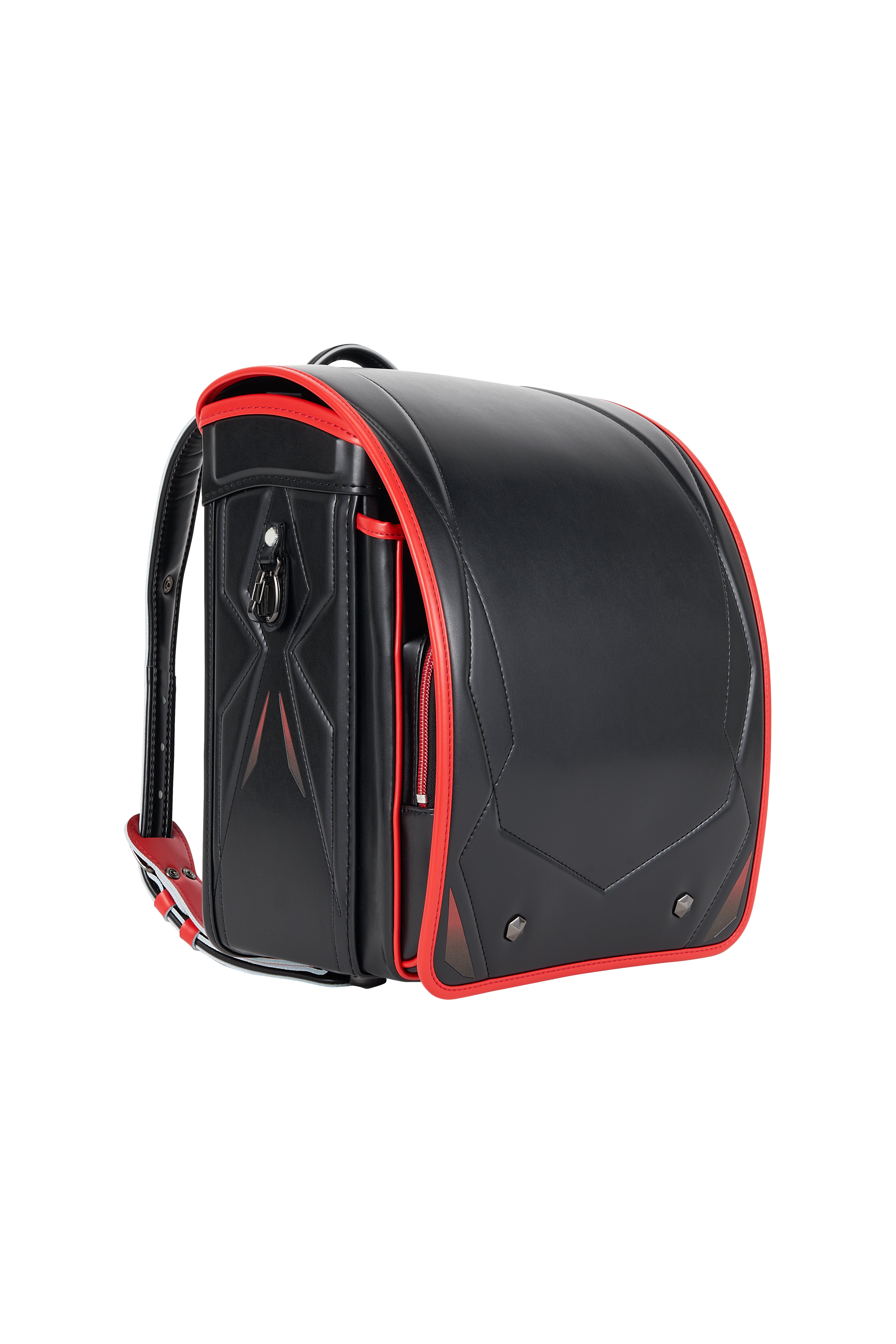 キッズアミ/ナース鞄工 アメコミヒーロー ブラック×オレンジバーミリオン