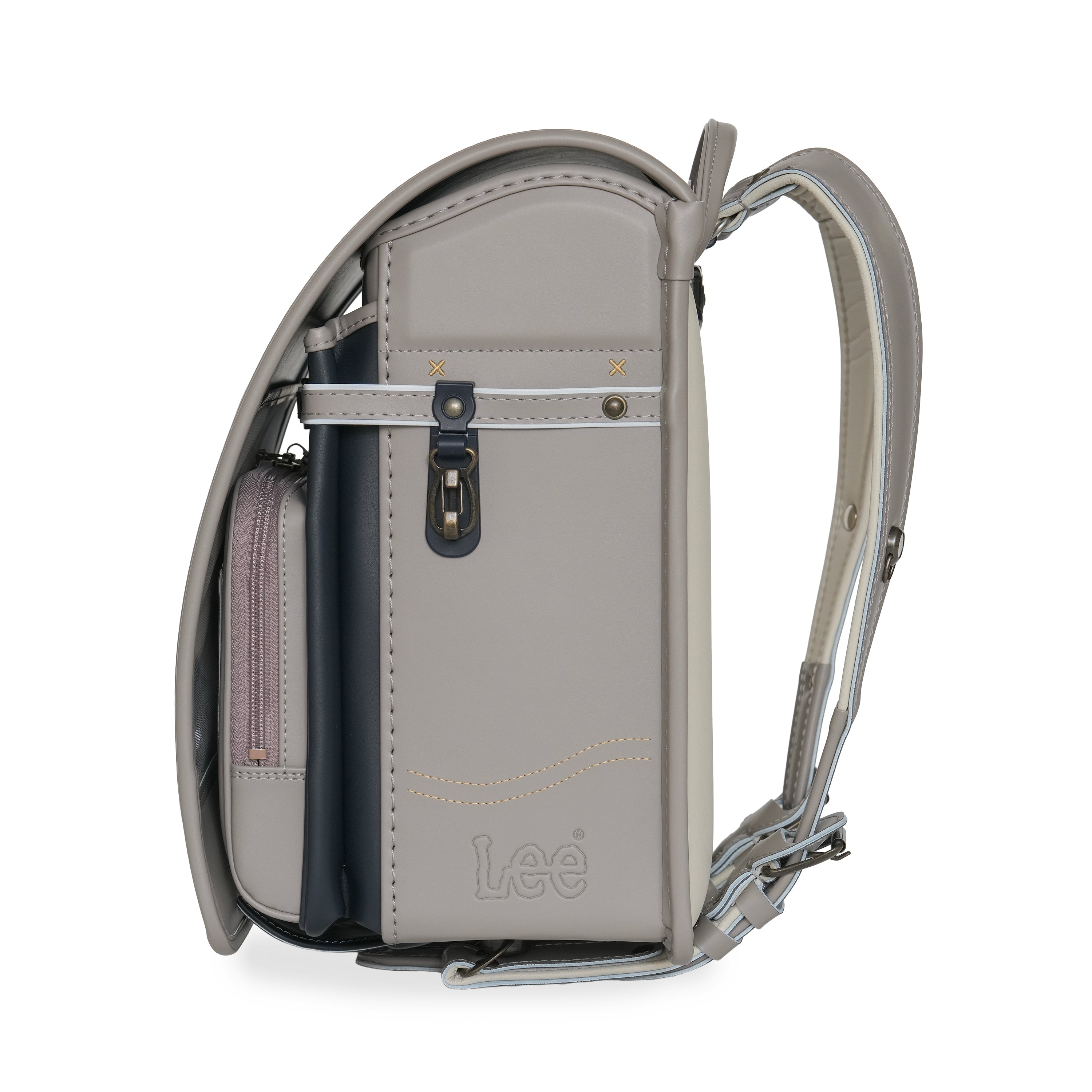 ポーム LEE ネオレイヤードランドセル スモーキーブラウン×コン