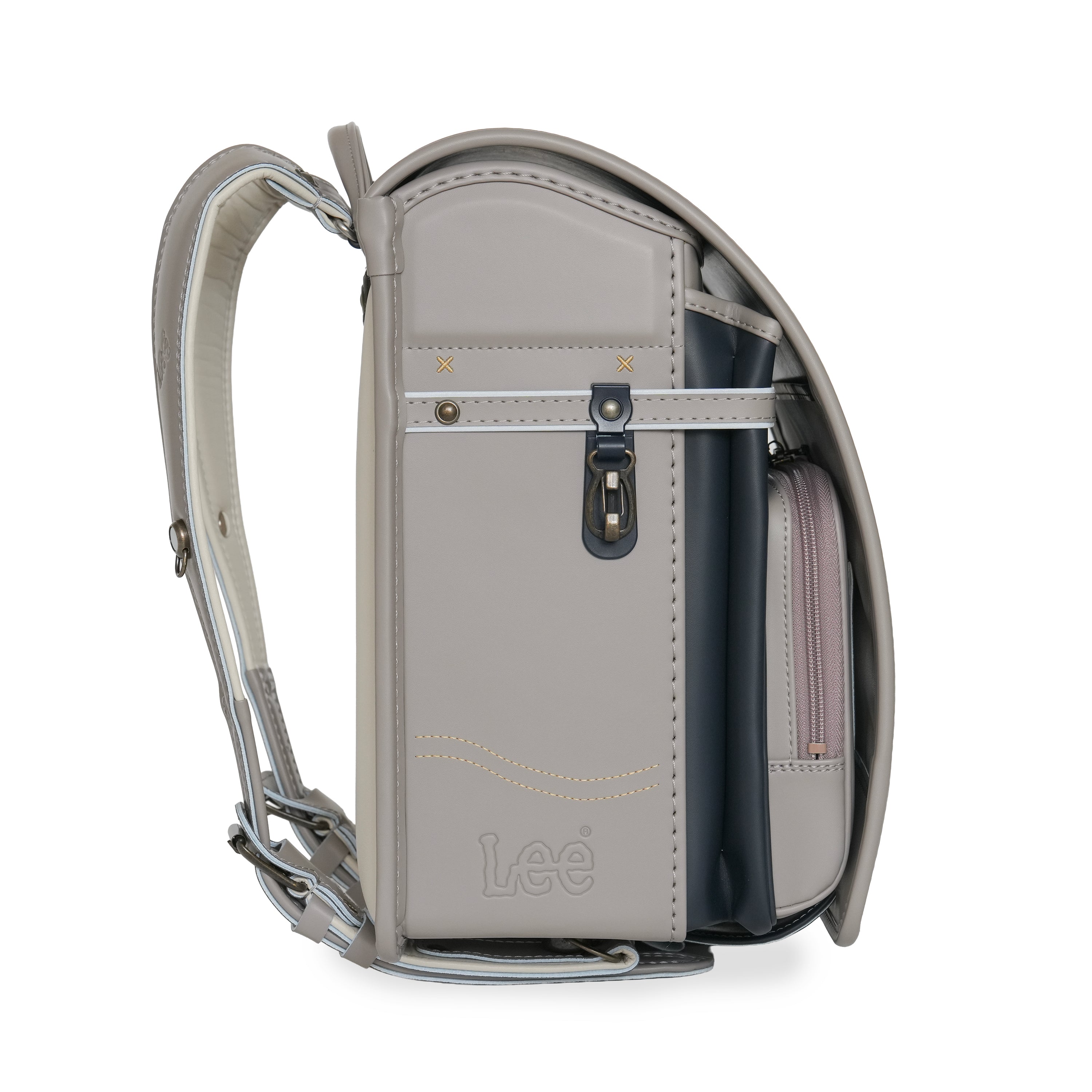 ポーム LEE ネオレイヤードランドセル スモーキーブラウン×コン