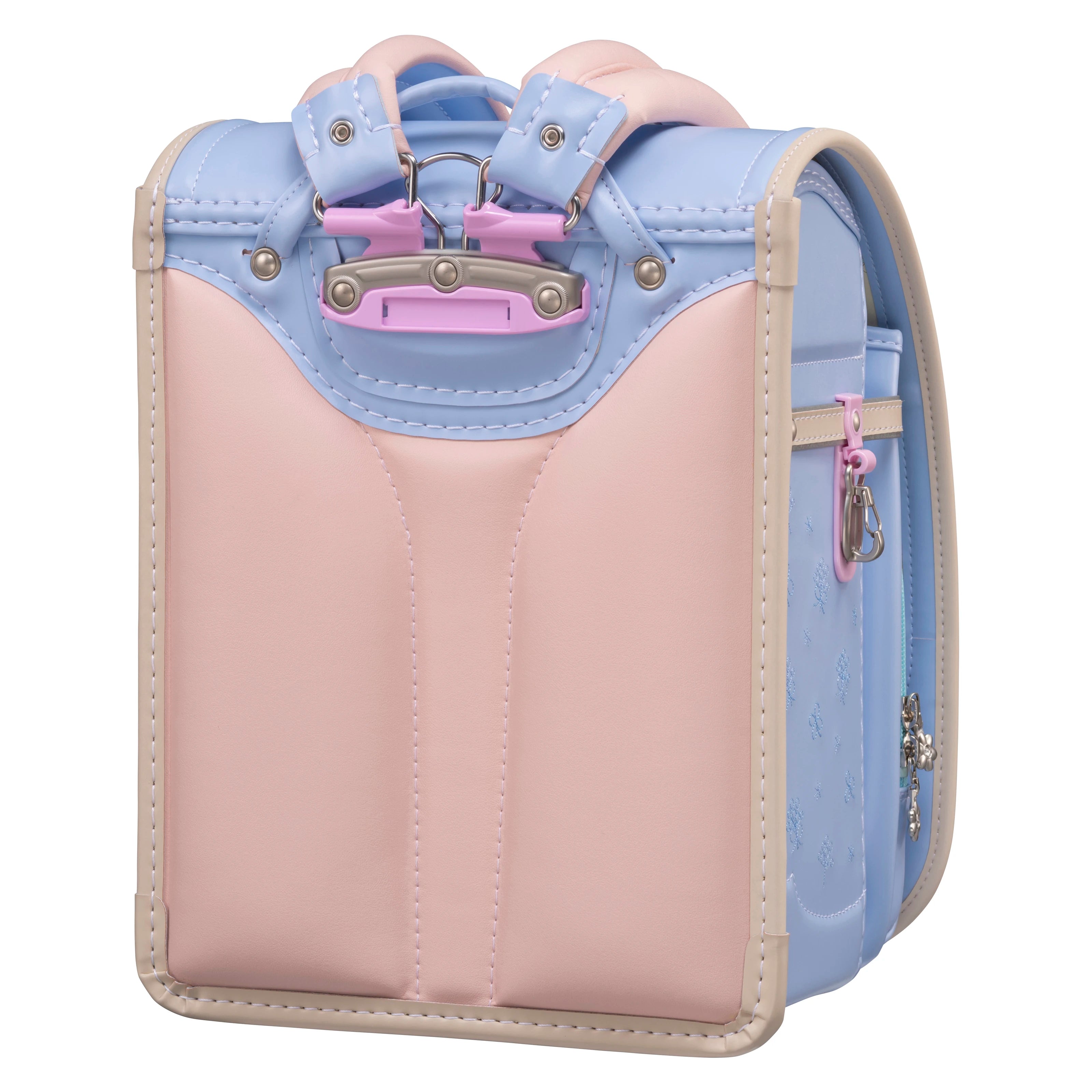 フィットちゃん シュシュ・フローラ 安ピカッ×楽ッション ペールブルー×ベージュ