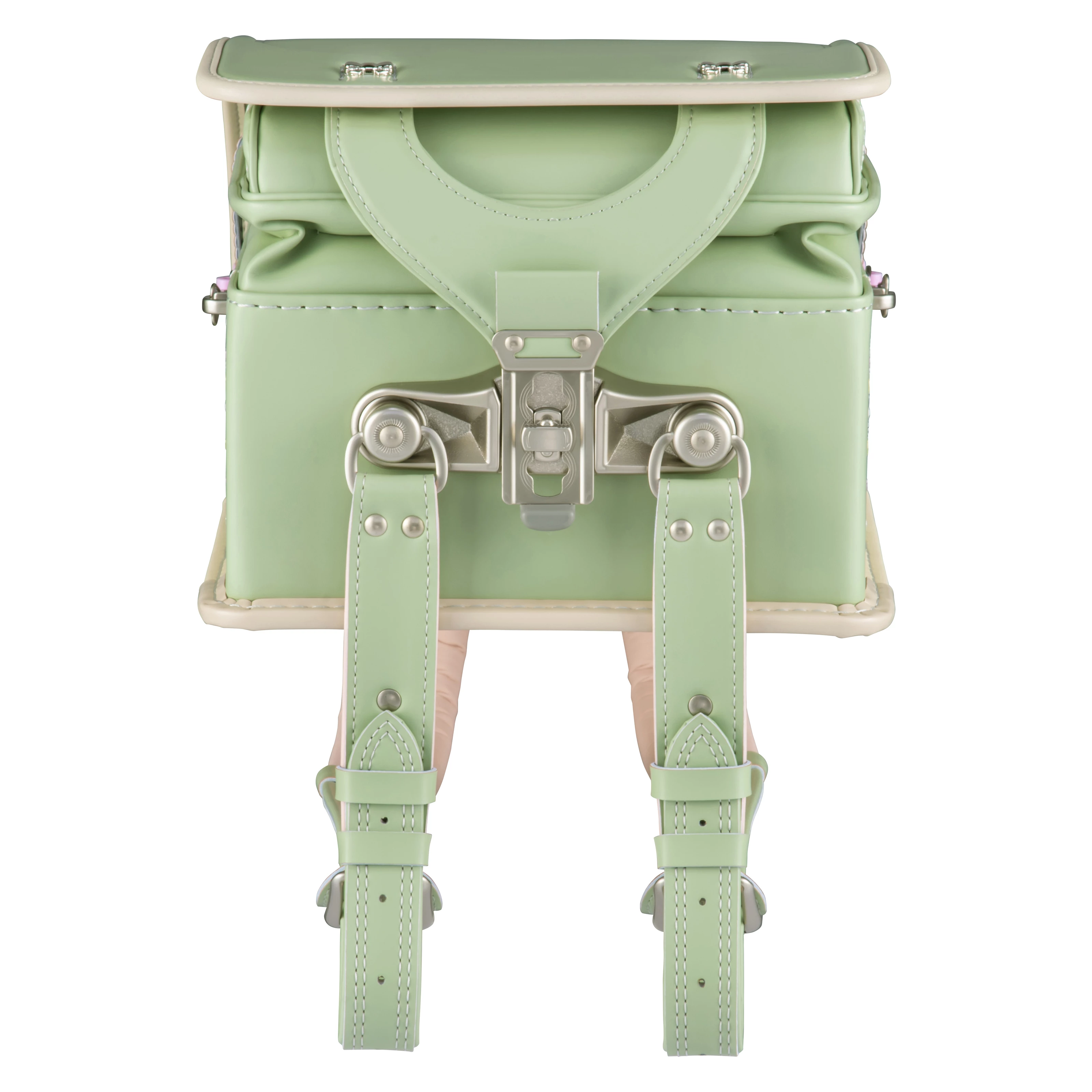 フィットちゃん プティガール 安ピカッ×楽ッション ピスタチオグリーン×ベージュ