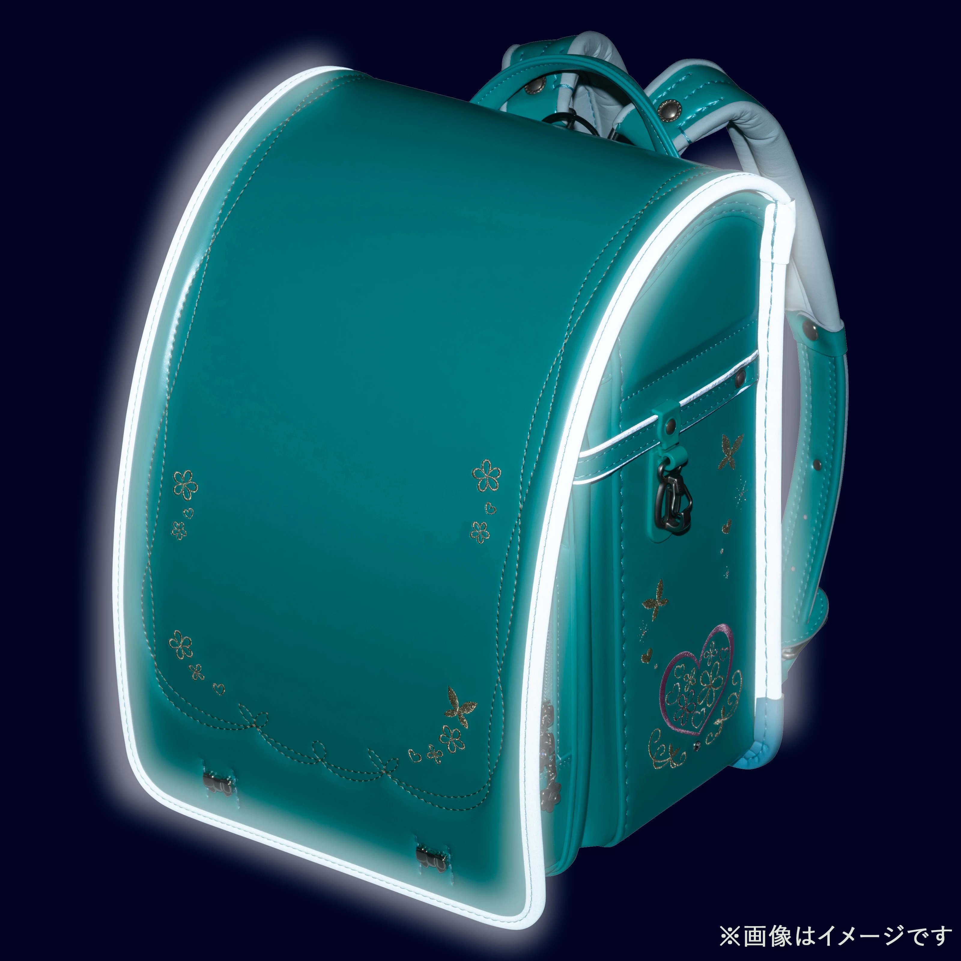 フィットちゃん プラチナフラワー 安ピカッ×楽ッション パールエメラルド×アクア