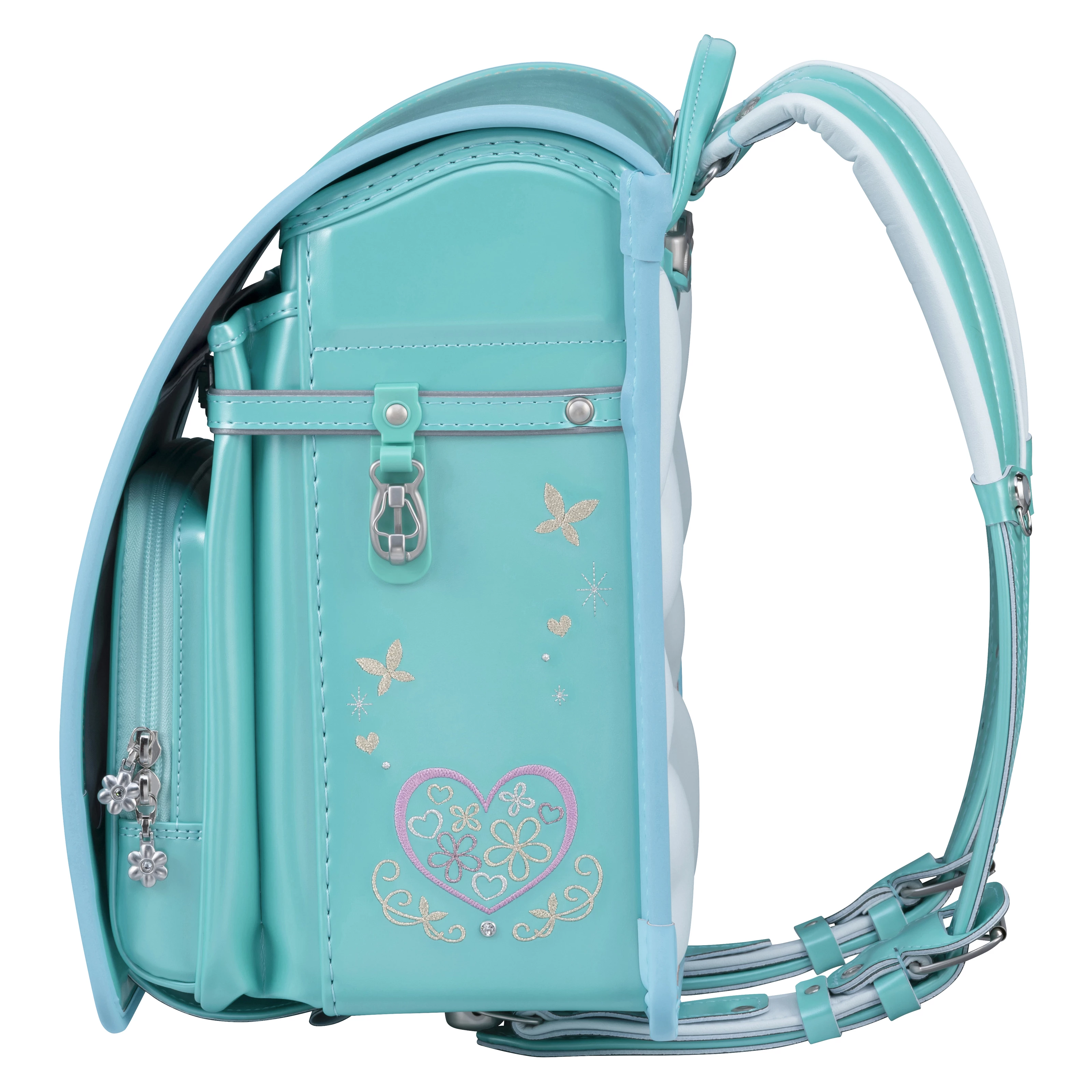 フィットちゃん プラチナフラワー 安ピカッ×楽ッション パールエメラルド×アクア