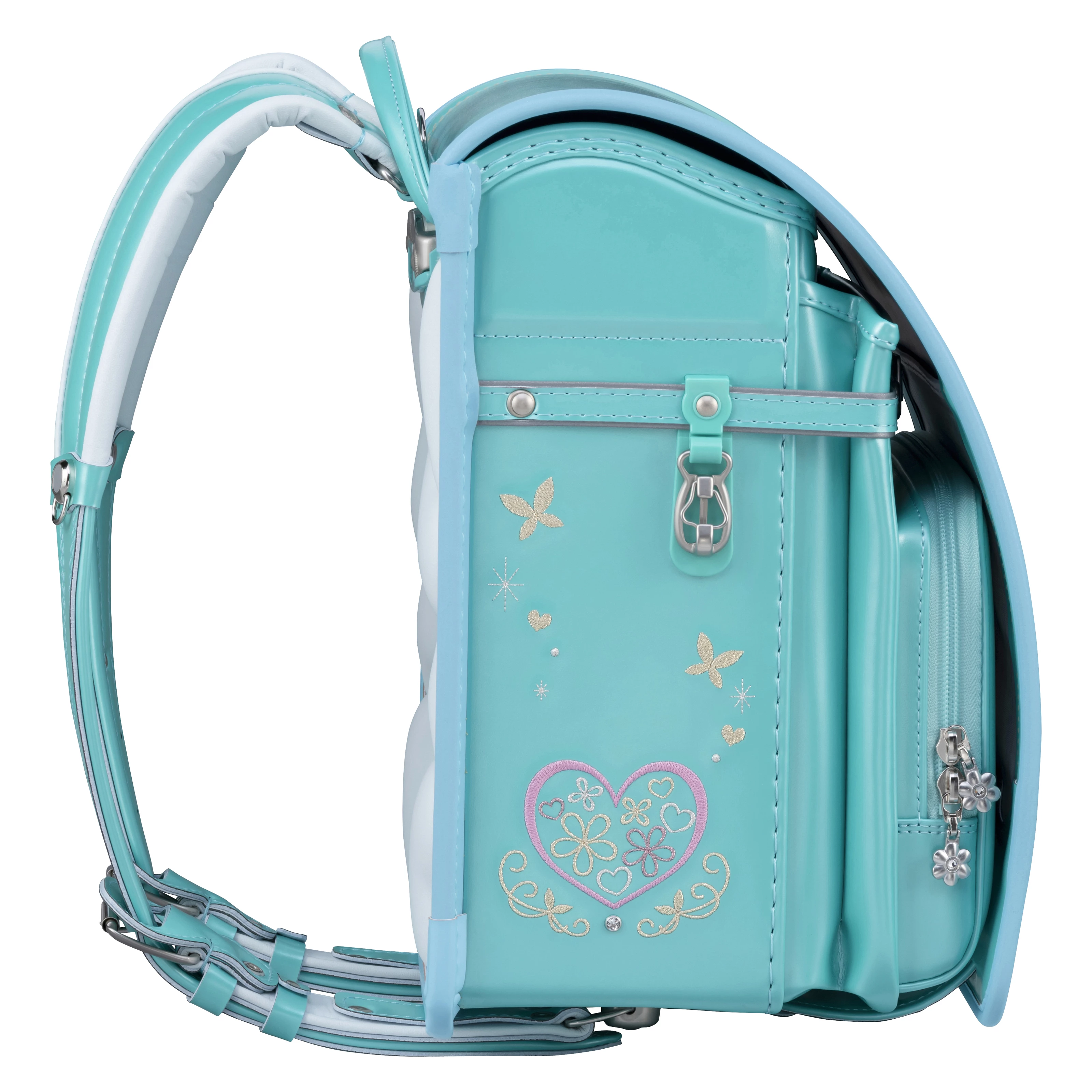フィットちゃん プラチナフラワー 安ピカッ×楽ッション パールエメラルド×アクア