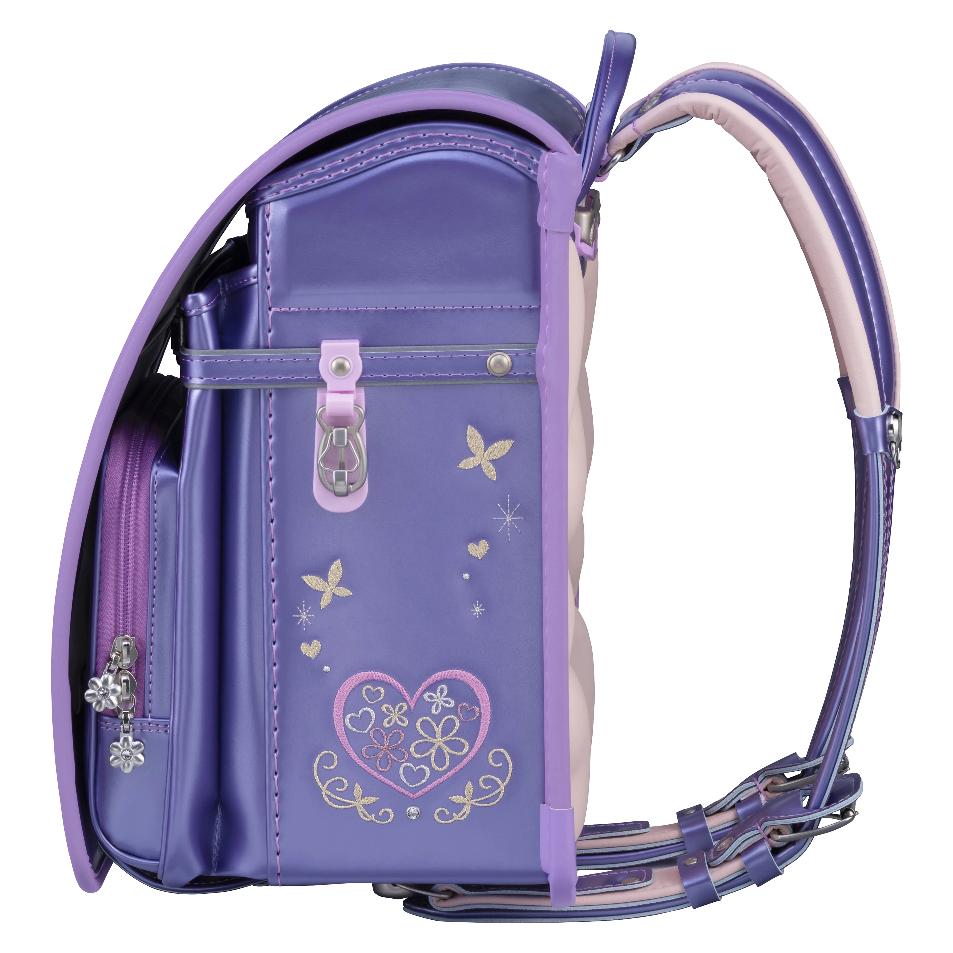 フィットちゃん プラチナフラワー 安ピカッ×楽ッション パールラベンダー×ラベンダー