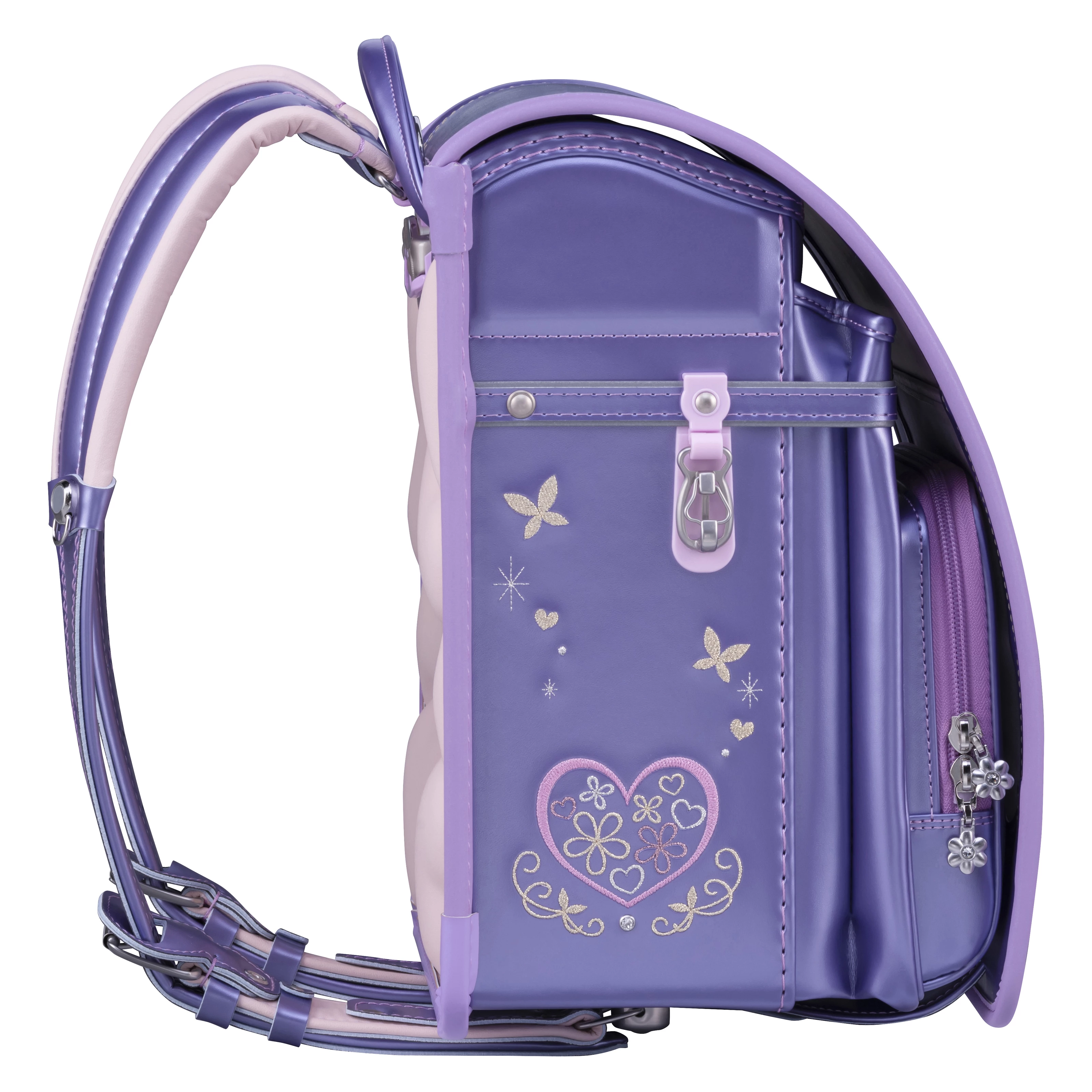 フィットちゃん プラチナフラワー 安ピカッ×楽ッション パールラベンダー×ラベンダー