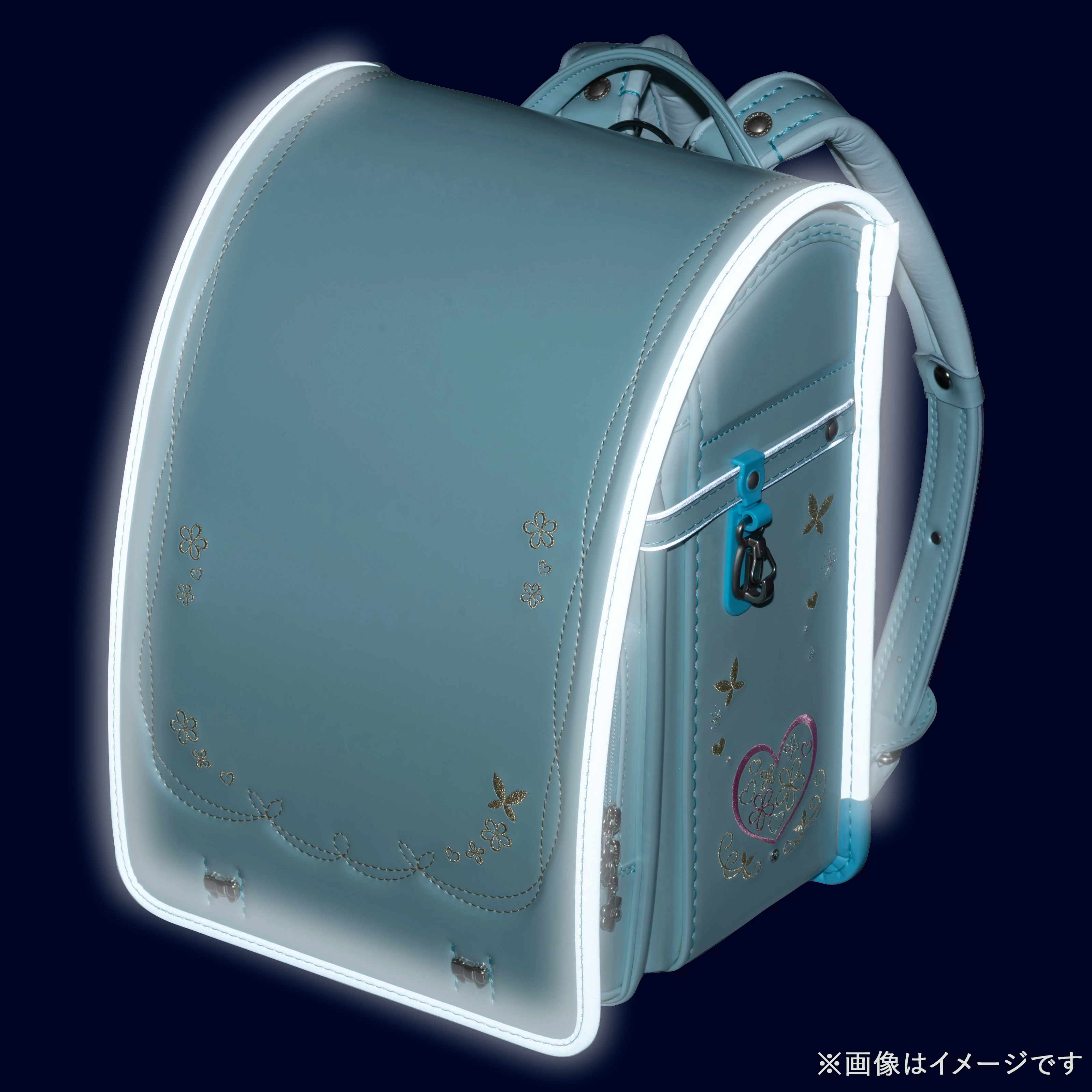フィットちゃん プラチナフラワー 安ピカッ×楽ッション ミントグリーン×アクア