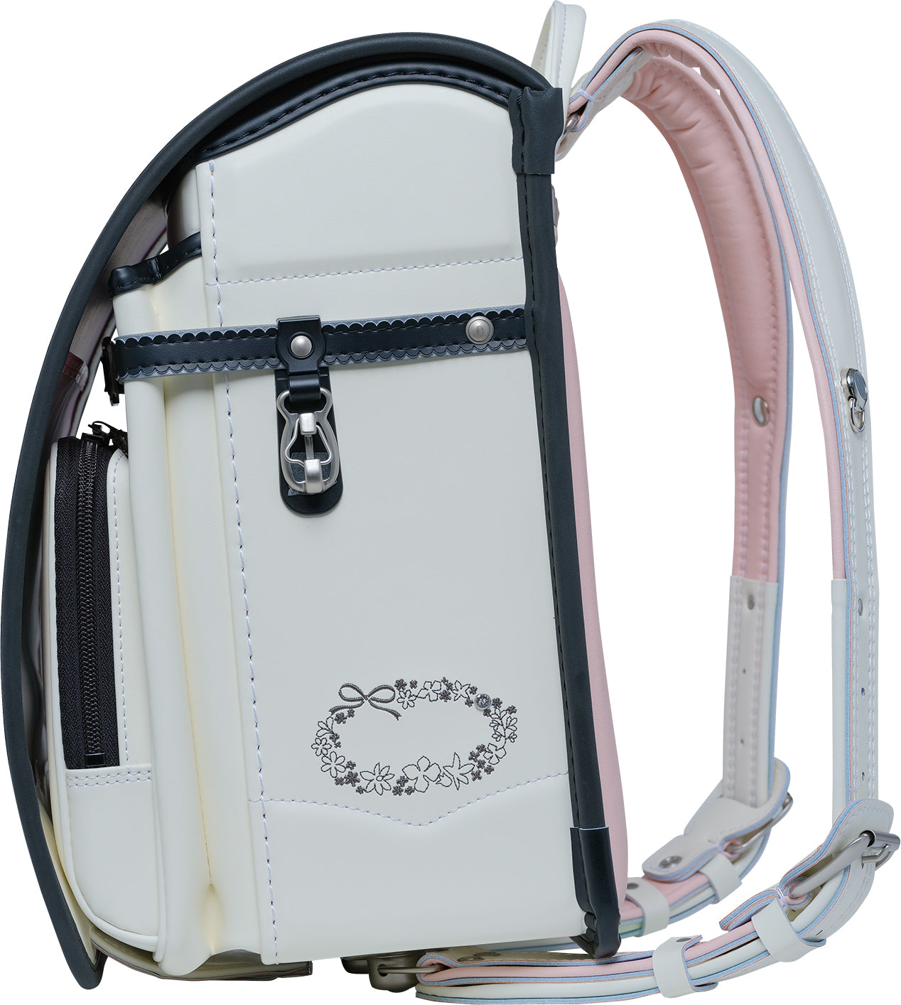 マツモト くるピタ 花かざり アイボリー・ブラック