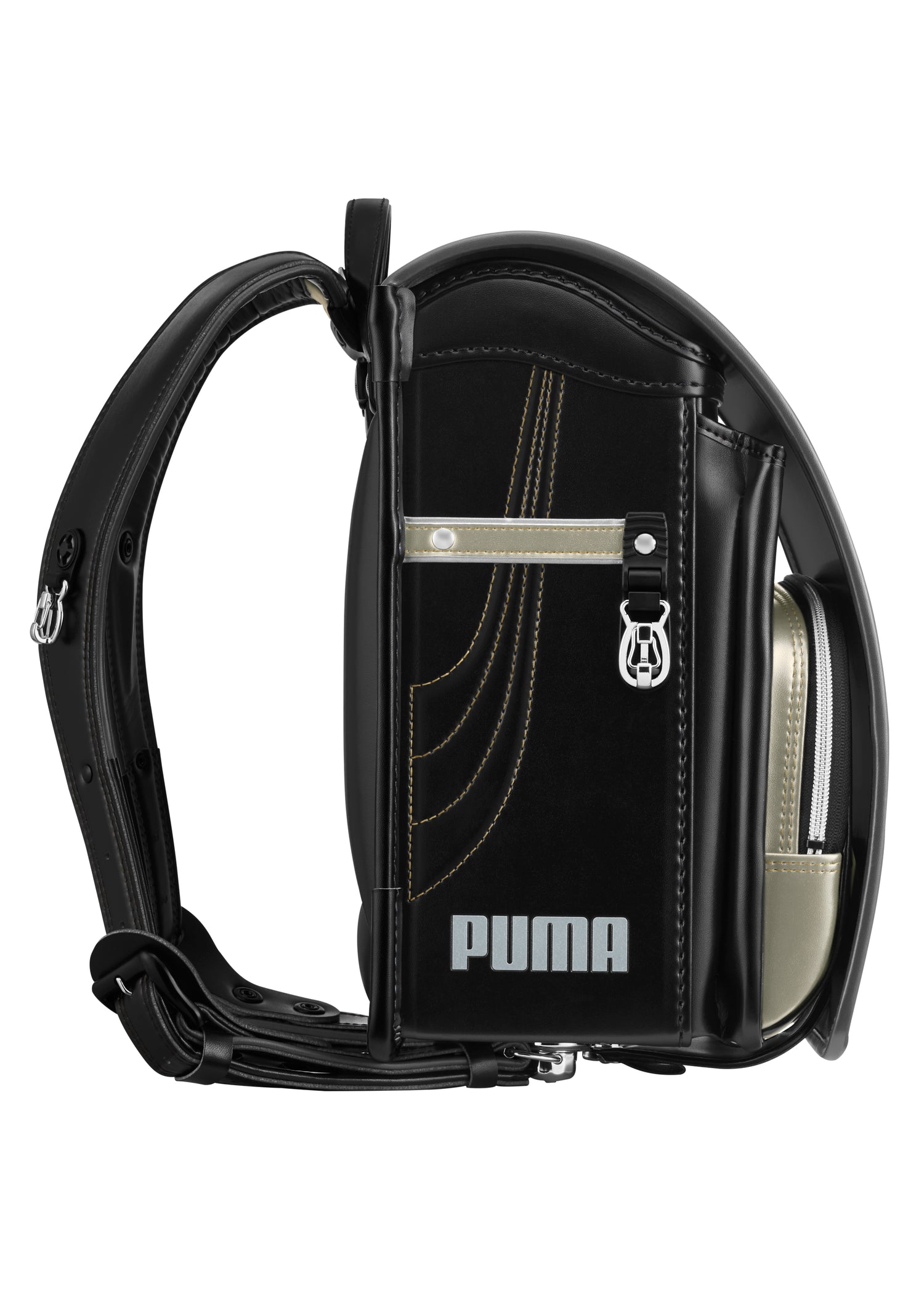 天使のはね プーマ スピードスター ゴールド×ブラック