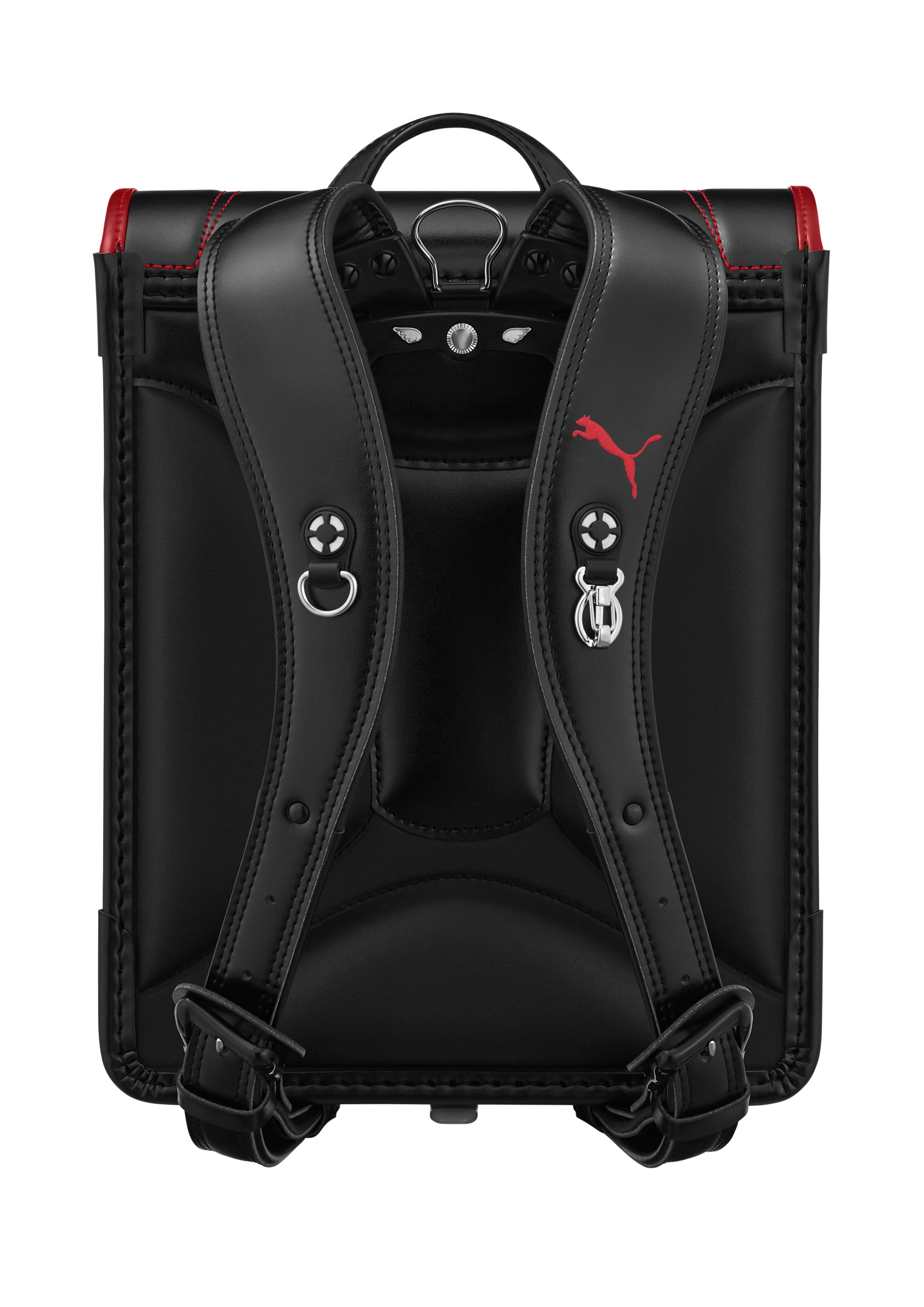 天使のはね プーマ スピード ブラック×カーマインレッド