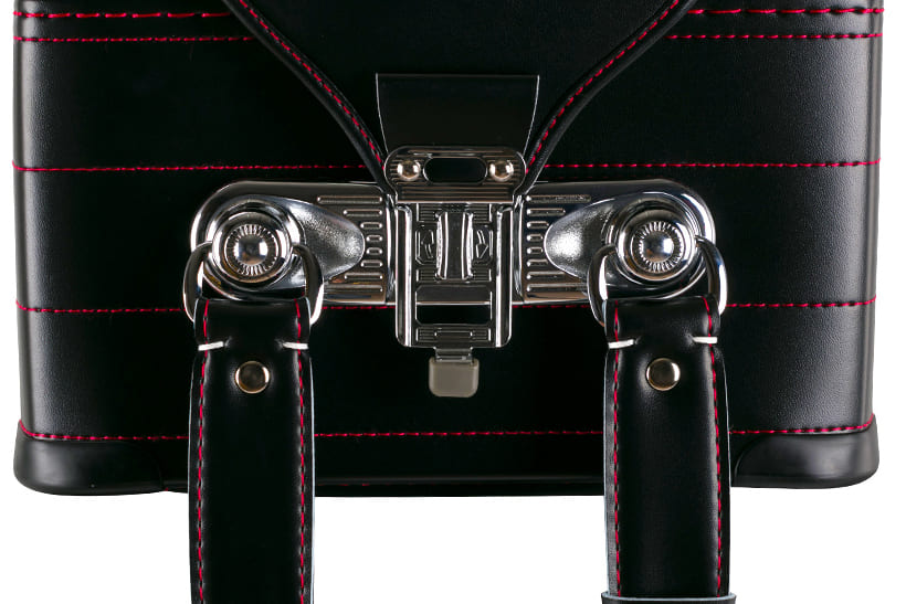 ふわりぃ/協和 グランコンパクト ブラック×レッド