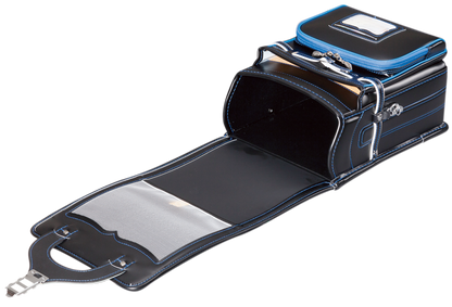 ふくふくらんどオリジナル　人工皮革タフロック®　黒×黒[ステッチ]