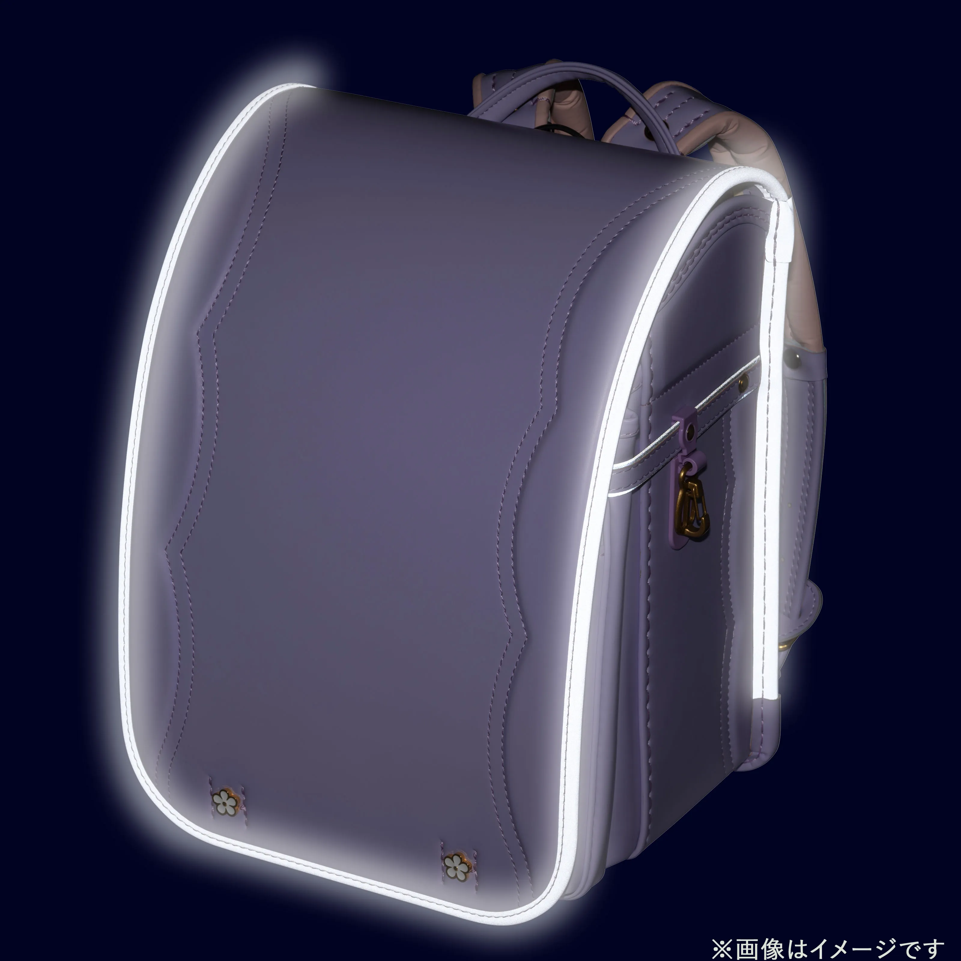 フィットちゃん　フロル　安ピカッ×楽ッション　ペールラベンダー×ペールラベンダー