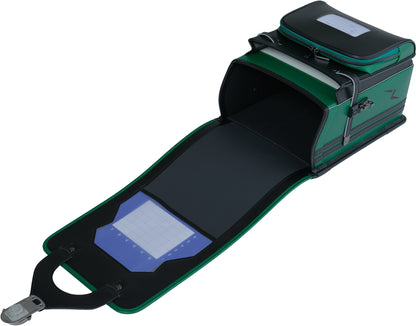 マツモト　くるピタ　レインボースパーク　ブラック×メタリックグリーン