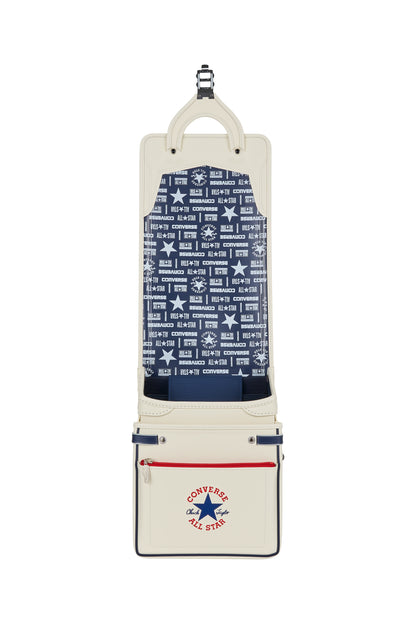 キッズアミ／ナース鞄工　CONVERSE　オールスターモデル　ホワイト×ネイビーブルー