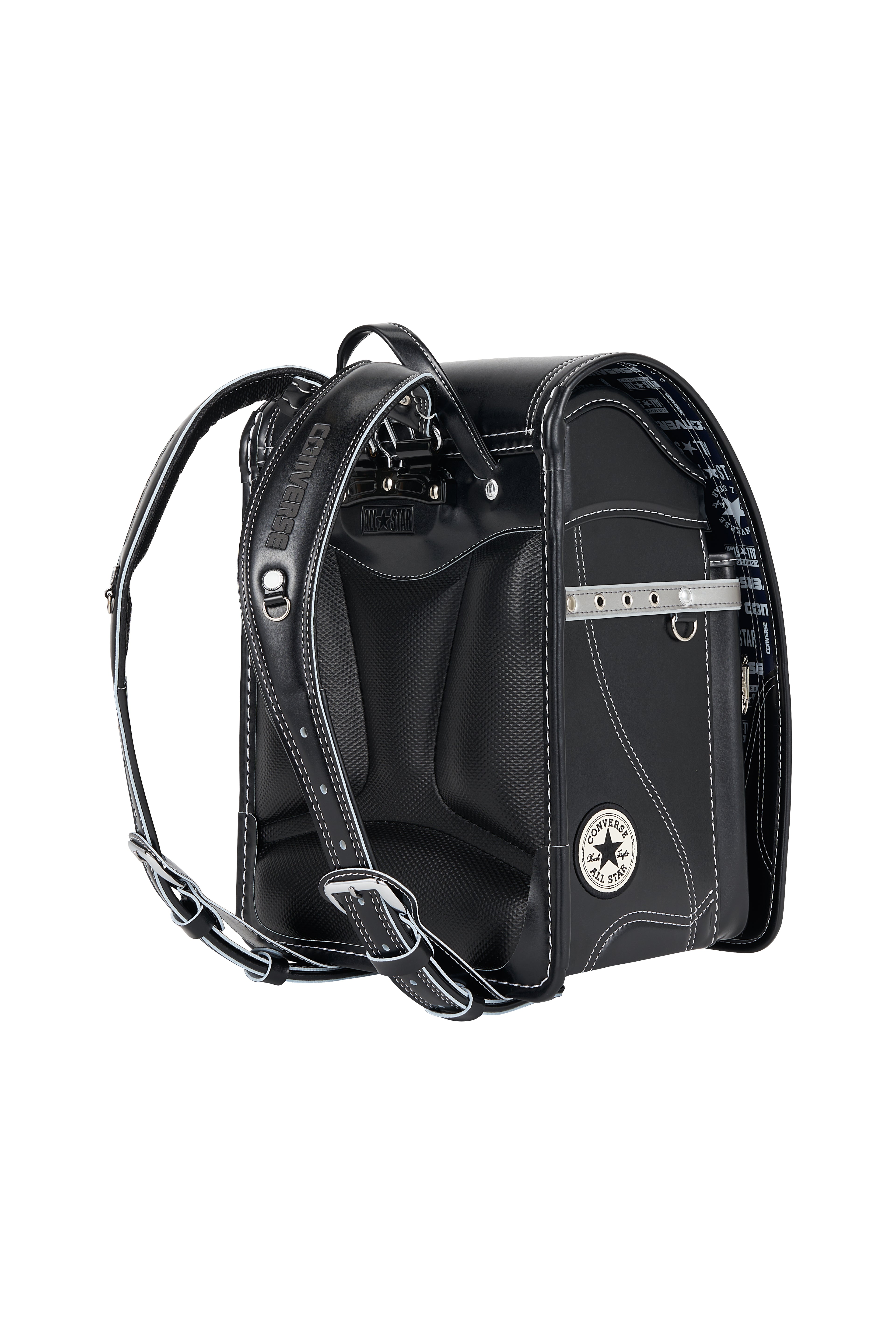 キッズアミ／ナース鞄工　CONVERSE　オールスターモデル　ブラック×シルバー/ホワイト