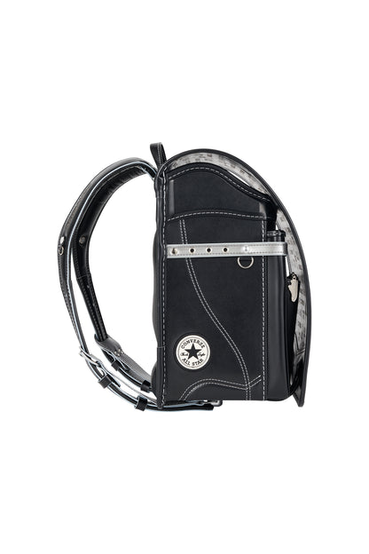 キッズアミ／ナース鞄工　CONVERSE　オールスターモデル　ブラック×シルバー/ホワイト