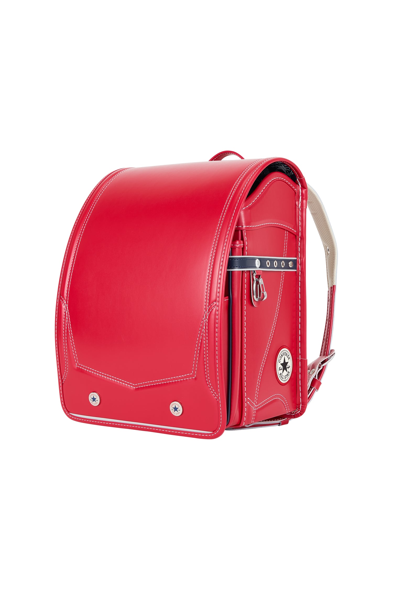 キッズアミ／ナース鞄工　CONVERSE　オールスターモデル　ビビッドピンク×ネイビーブルー/ホワイト