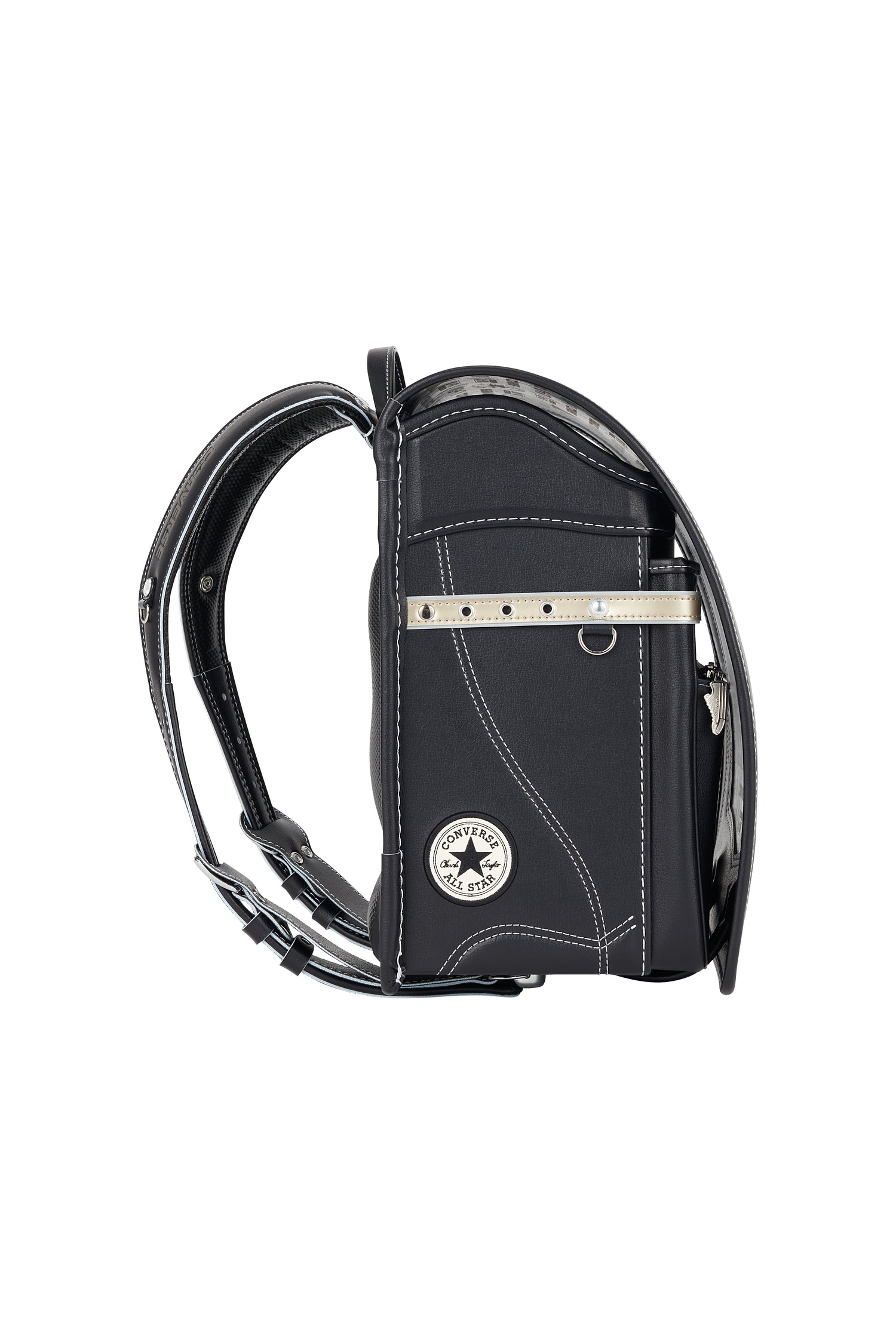 キッズアミ／ナース鞄工　CONVERSE　オールスターモデル　ブルーブラック×シャンパンゴールド/ホワイト