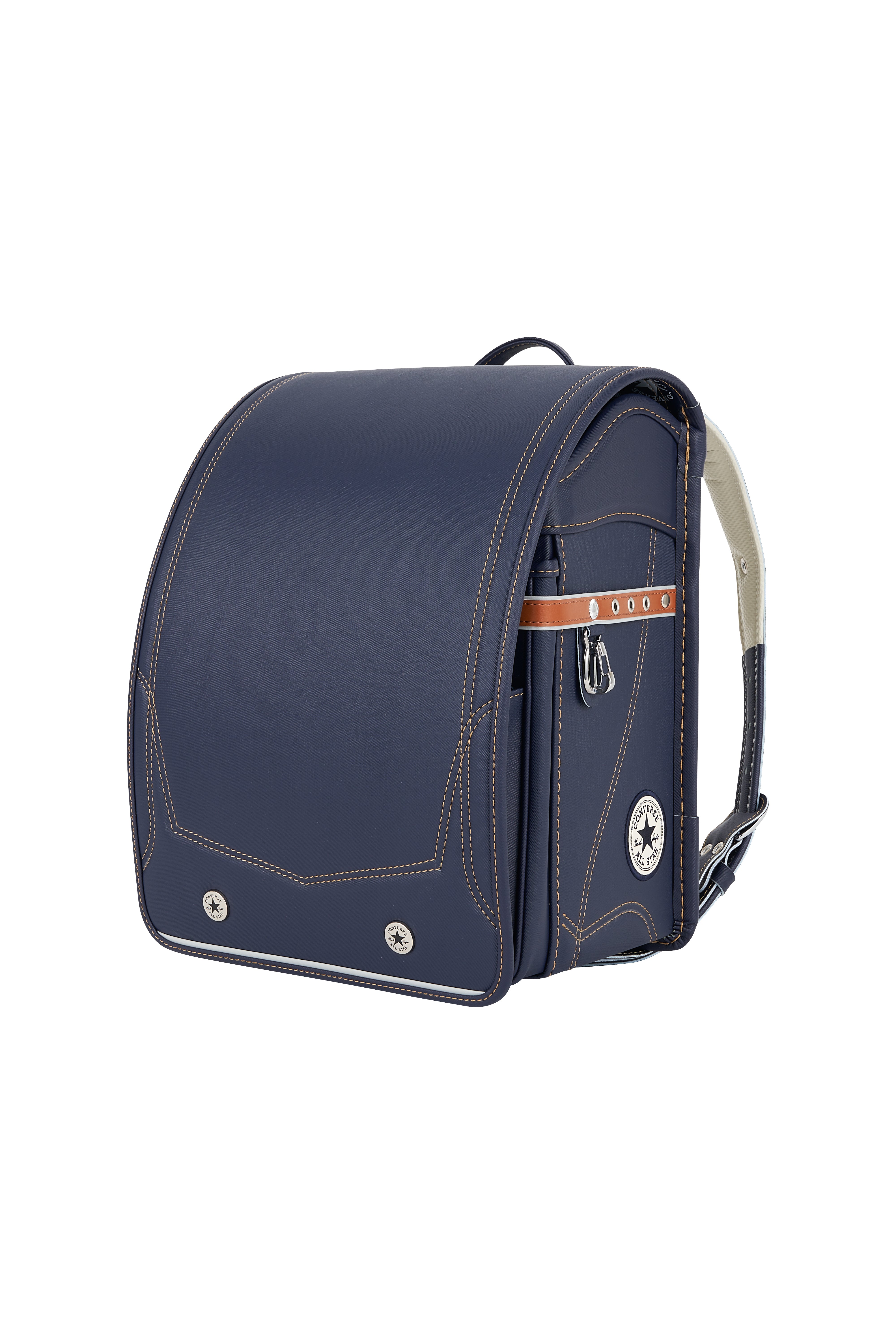 キッズアミ／ナース鞄工　CONVERSE　オールスターモデル　デニム×キャメル/ホワイト