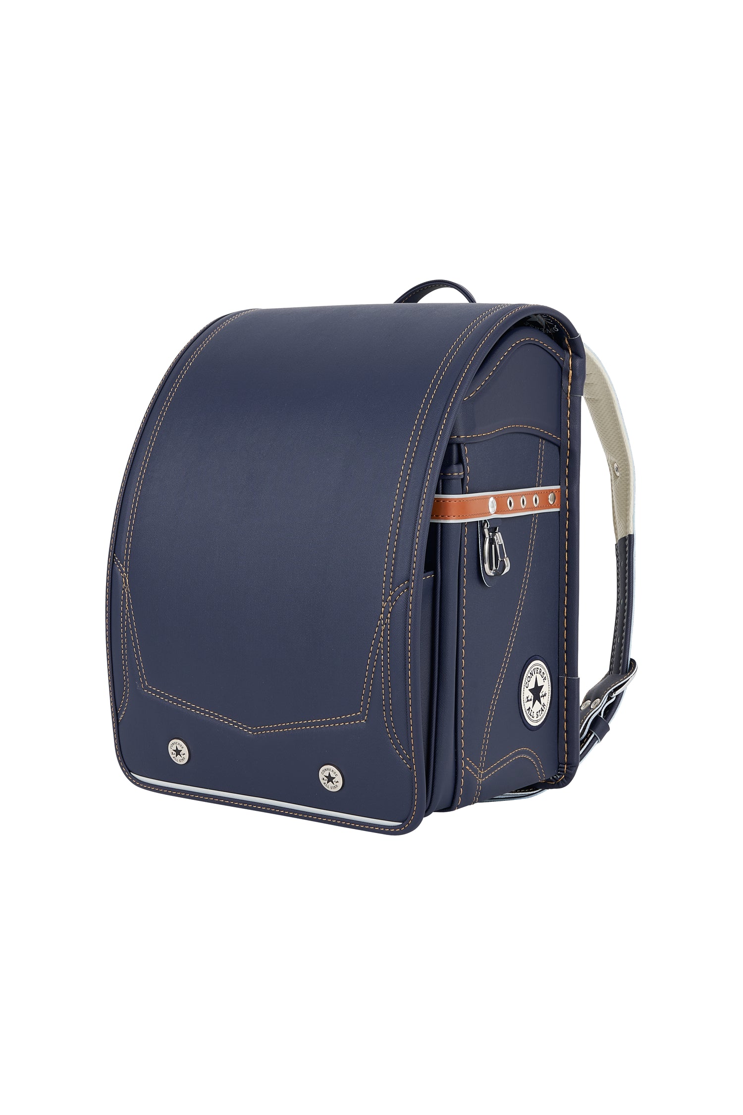 キッズアミ／ナース鞄工　CONVERSE　オールスターモデル　デニム×キャメル/ホワイト