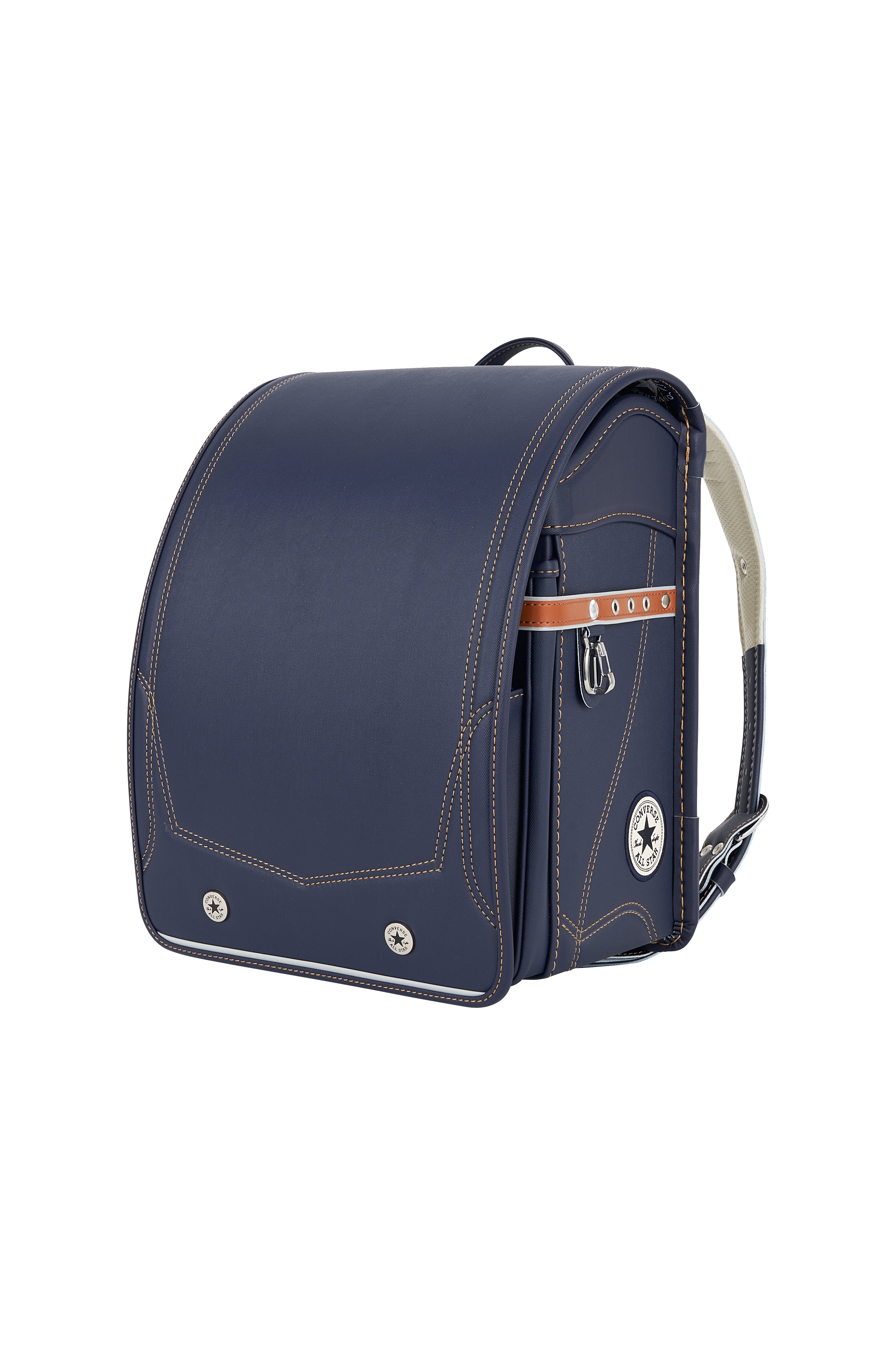 キッズアミ／ナース鞄工　CONVERSE　オールスターモデル　デニム×キャメル/ホワイト