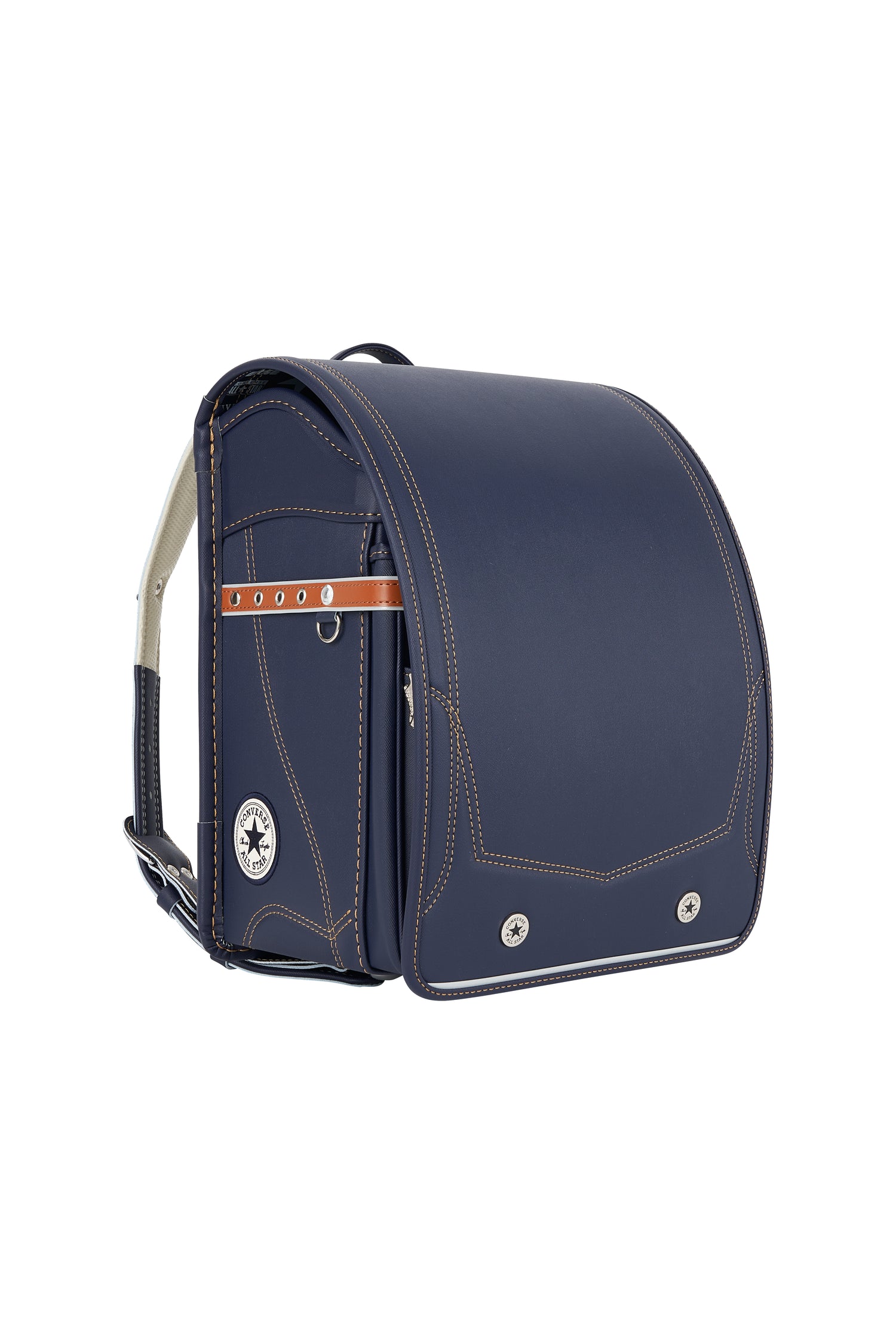 キッズアミ／ナース鞄工　CONVERSE　オールスターモデル　デニム×キャメル/ホワイト