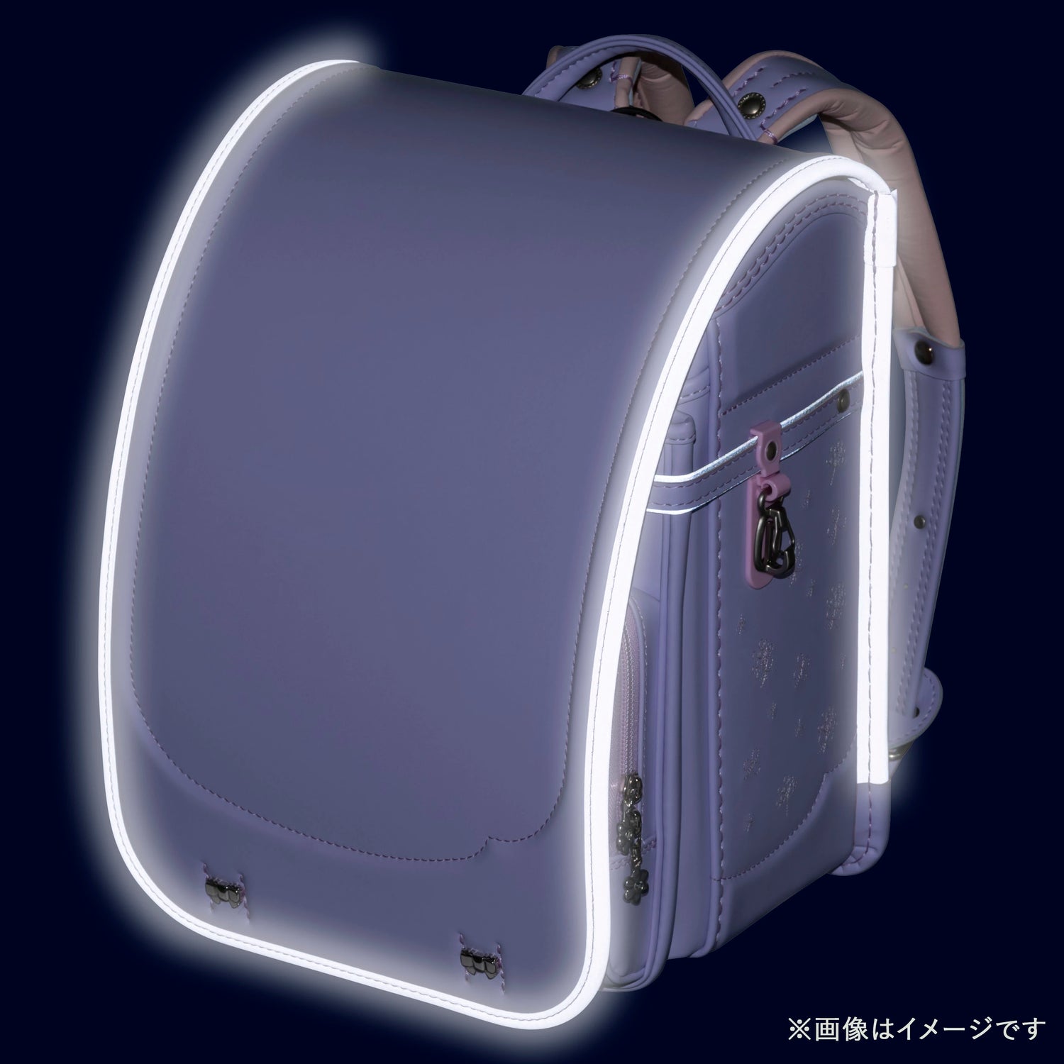 フィットちゃん　シュシュ・フローラ　安ピカッ×楽ッション ペールラベンダー×ペールラベンダー