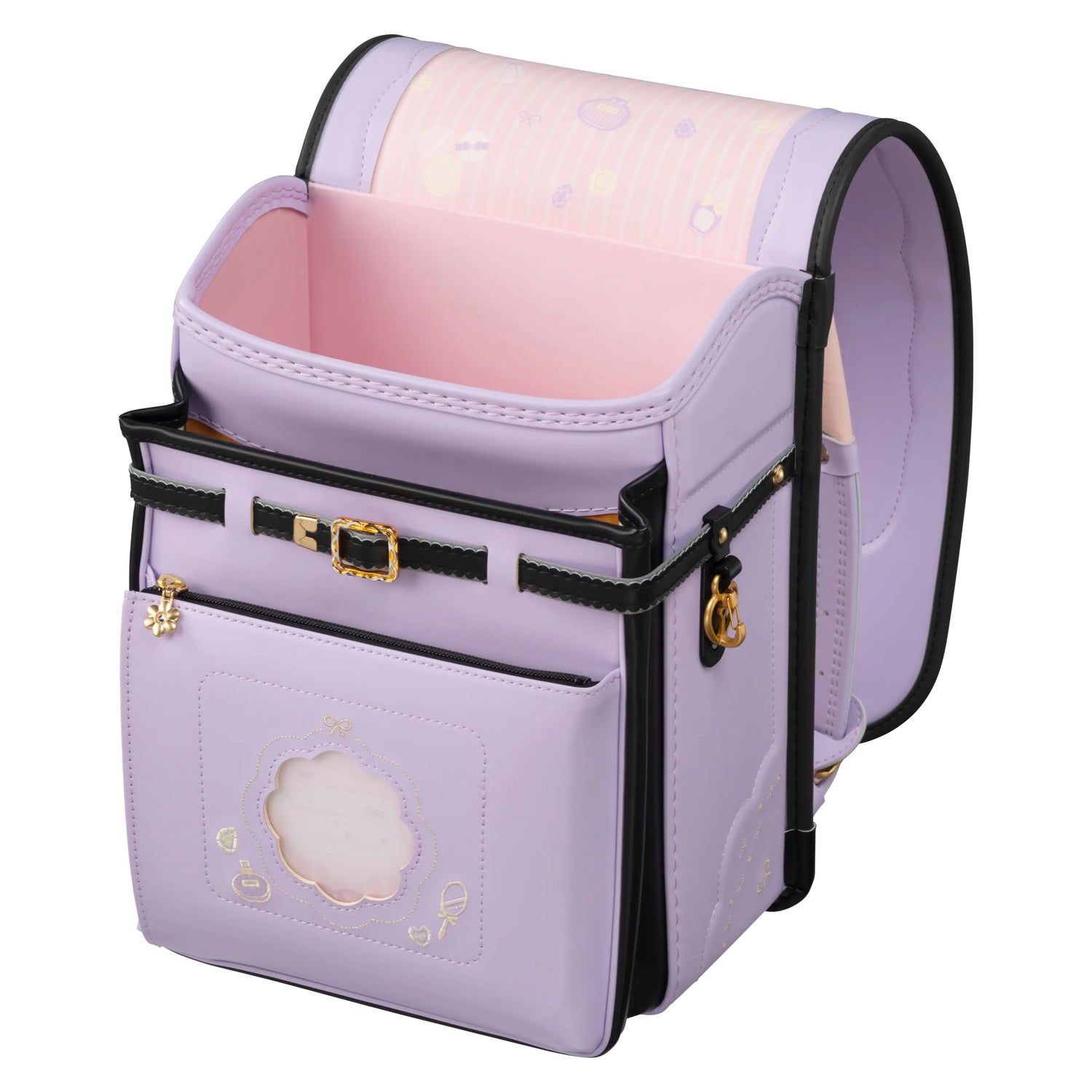 フィットちゃん　ミオコフレ　安ピカッ×楽ッション　ペールラベンダー×クロ