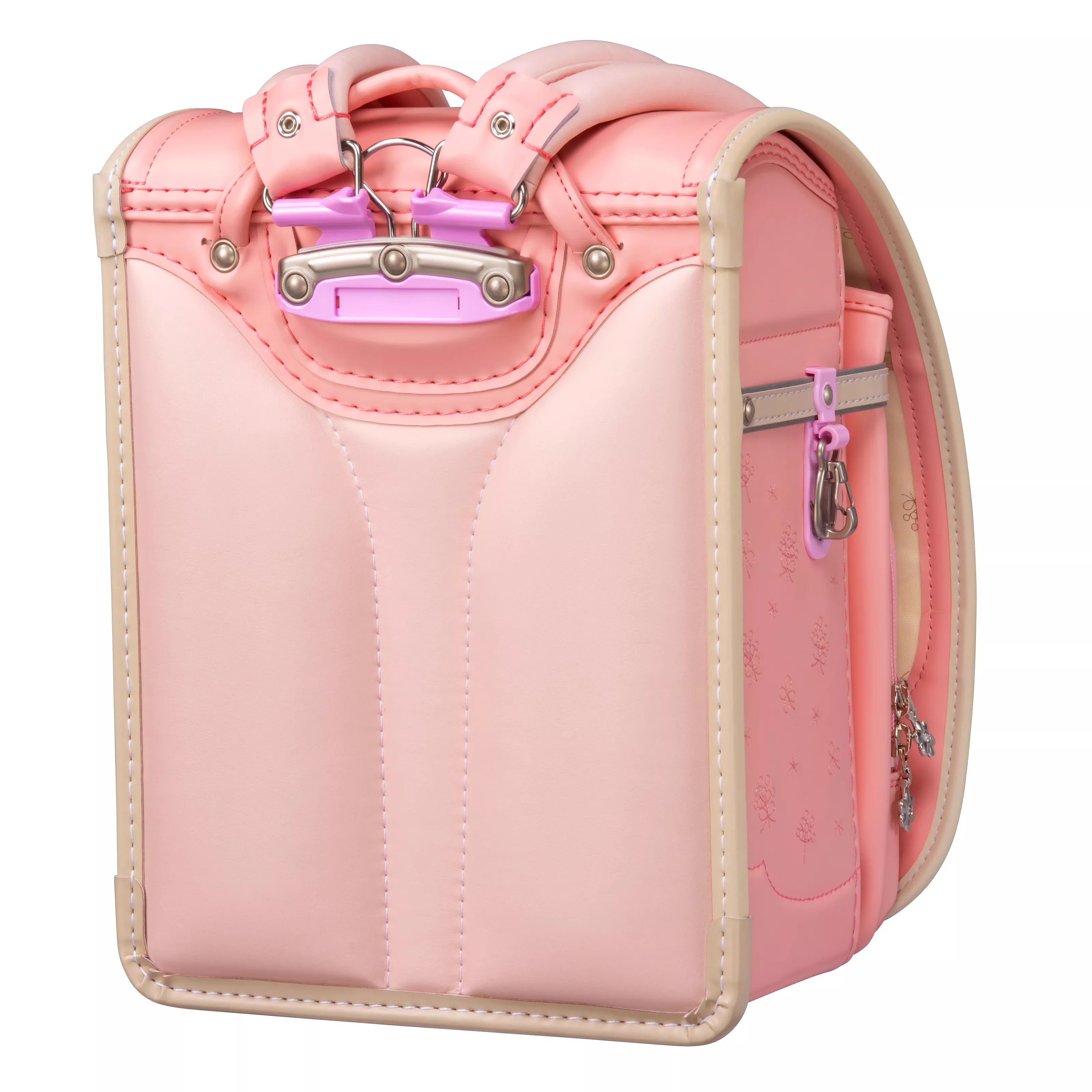 フィットちゃん　シュシュ・フローラ　安ピカッ×楽ッション ペールピンク×ベージュ