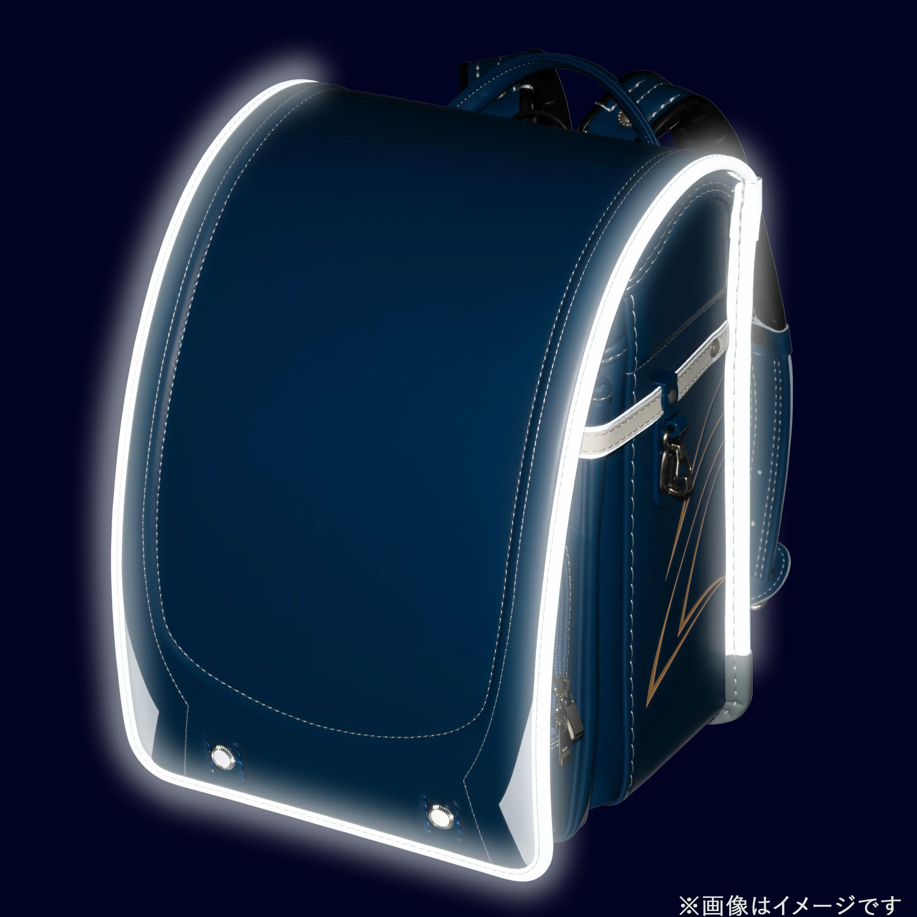 フィットちゃん　ビークリー　安ピカッ×楽ッション　マリンブルー×アッシュグレー