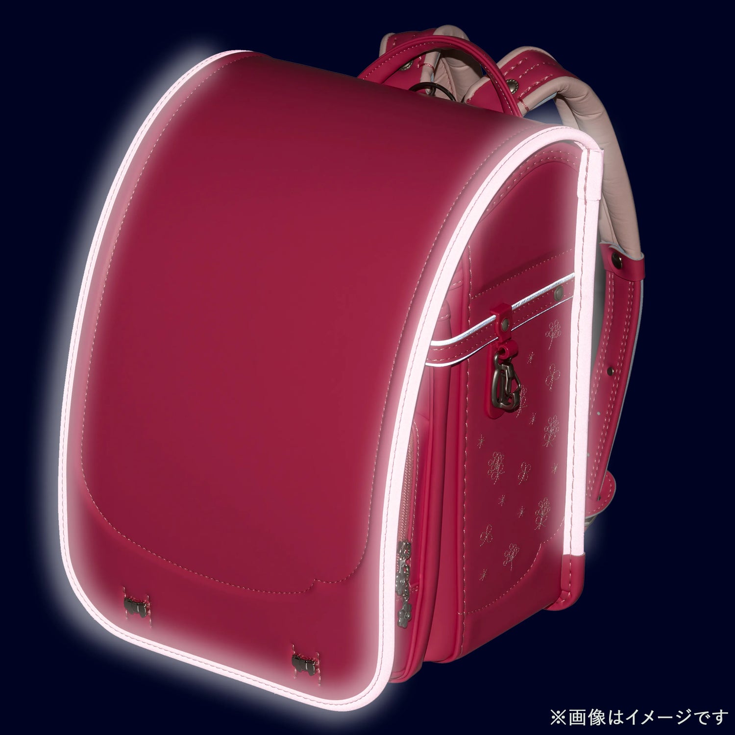 フィットちゃん　シュシュ・フローラ　安ピカッ×楽ッション　ホットピンク×ホットピンク