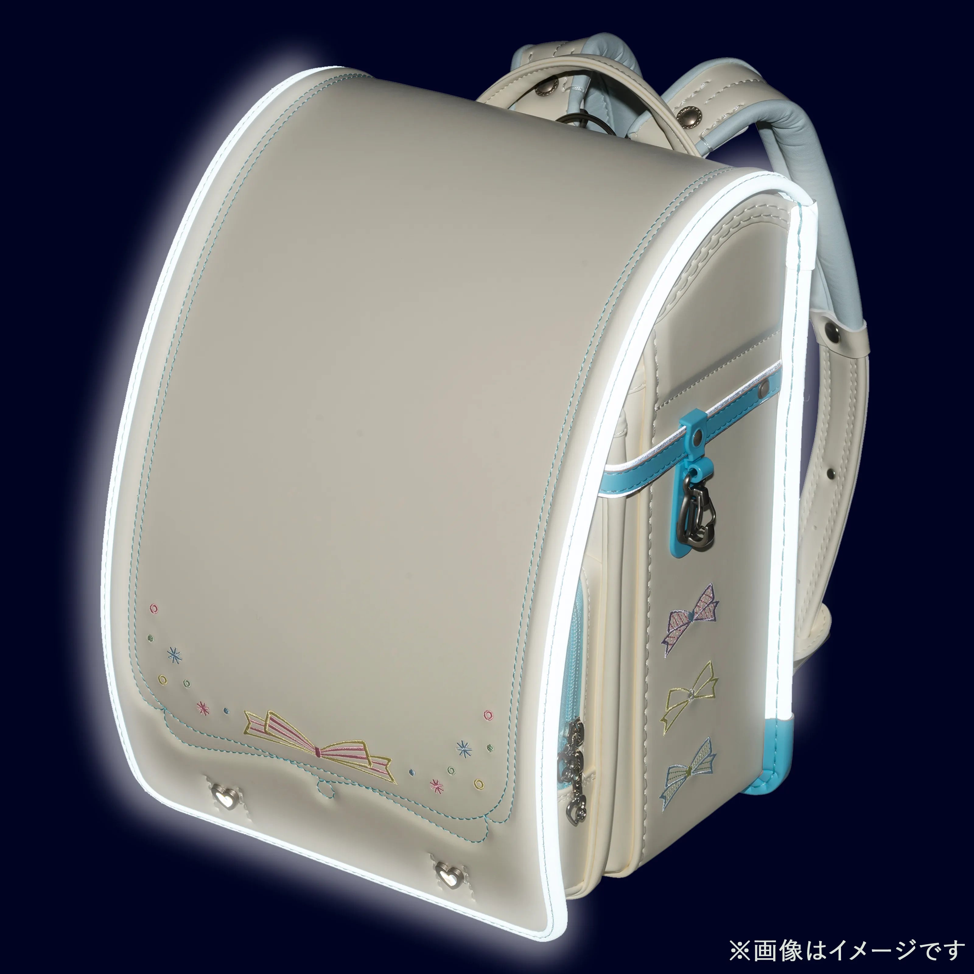 フィットちゃん　パステルガール　安ピカッ×楽ッション　プラチナホワイト×アクア